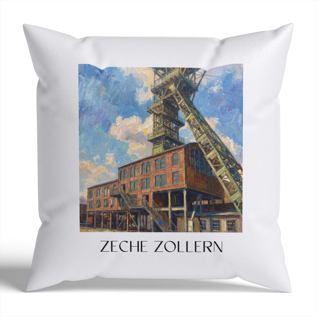 zeche-zollern-dortmund-deutschland-kissenbezug-oil-painting-oelgemaelde
