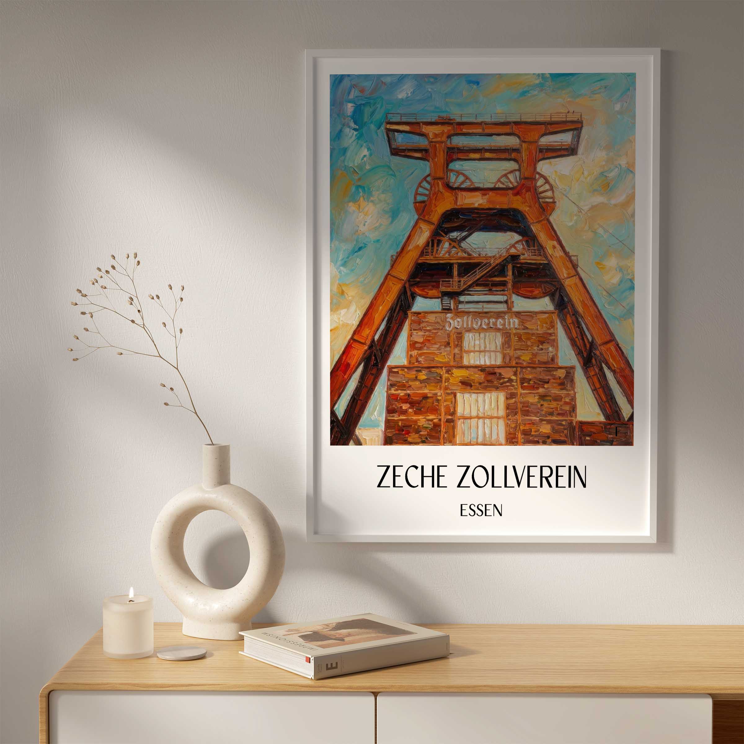 zeche-zollverein-essen-deutschland-poster-oil-painting-oelgemaelde