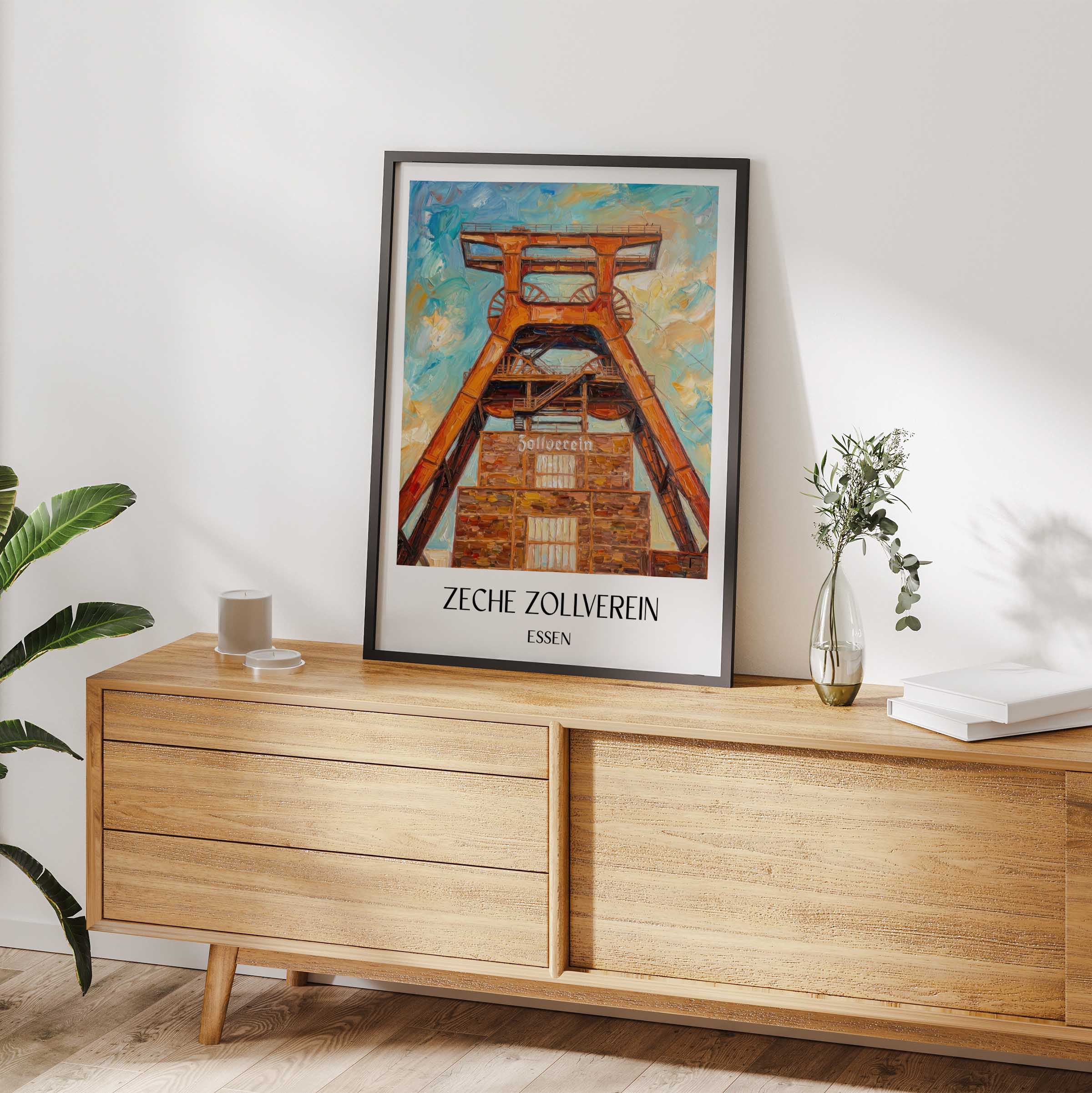 zeche-zollverein-essen-deutschland-poster-oil-painting-oelgemaelde
