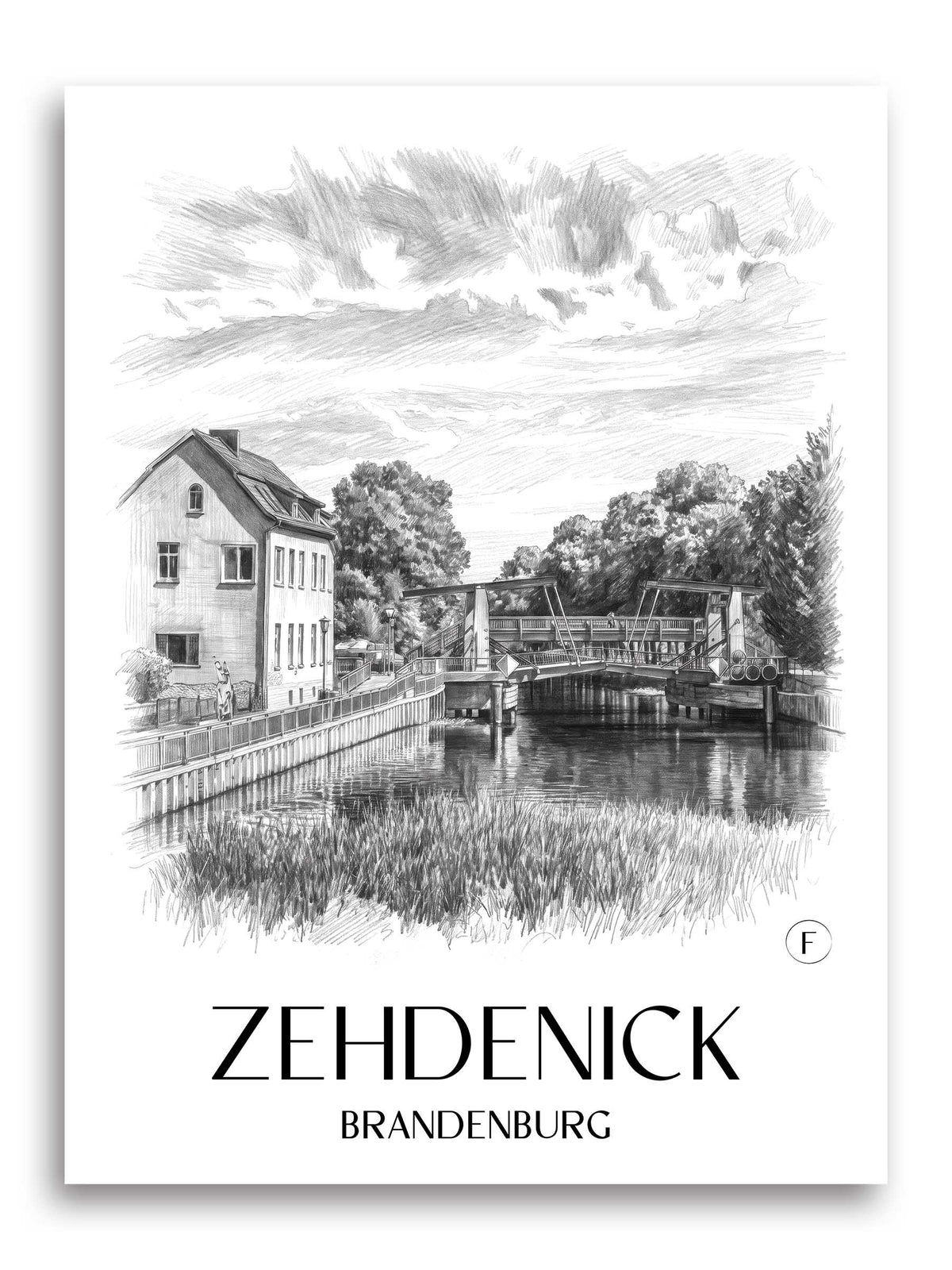 zehdenick-brandenburg-deutschland-poster-bleistift-zeichnung-drawing