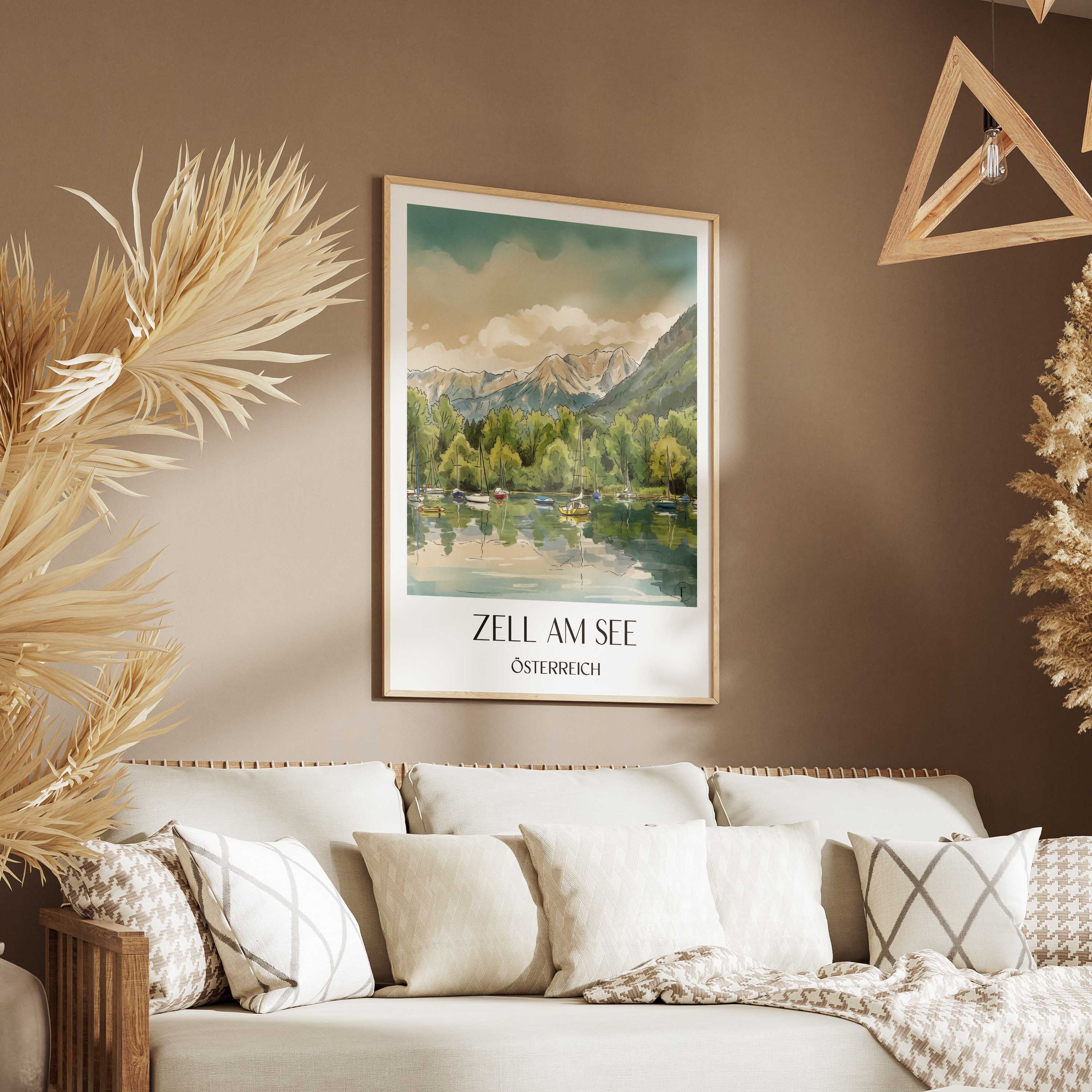 zell-am-see-österreich-österreich-poster-aquarell