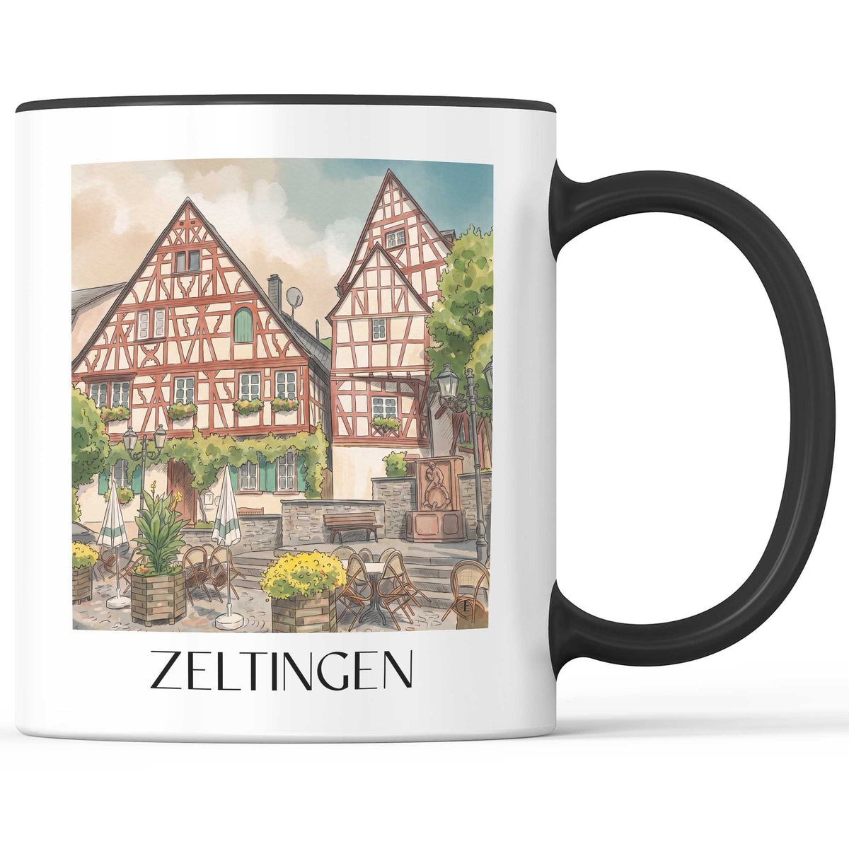 zeltingen-moseltal-deutschland-kaffeebecher-aquarell