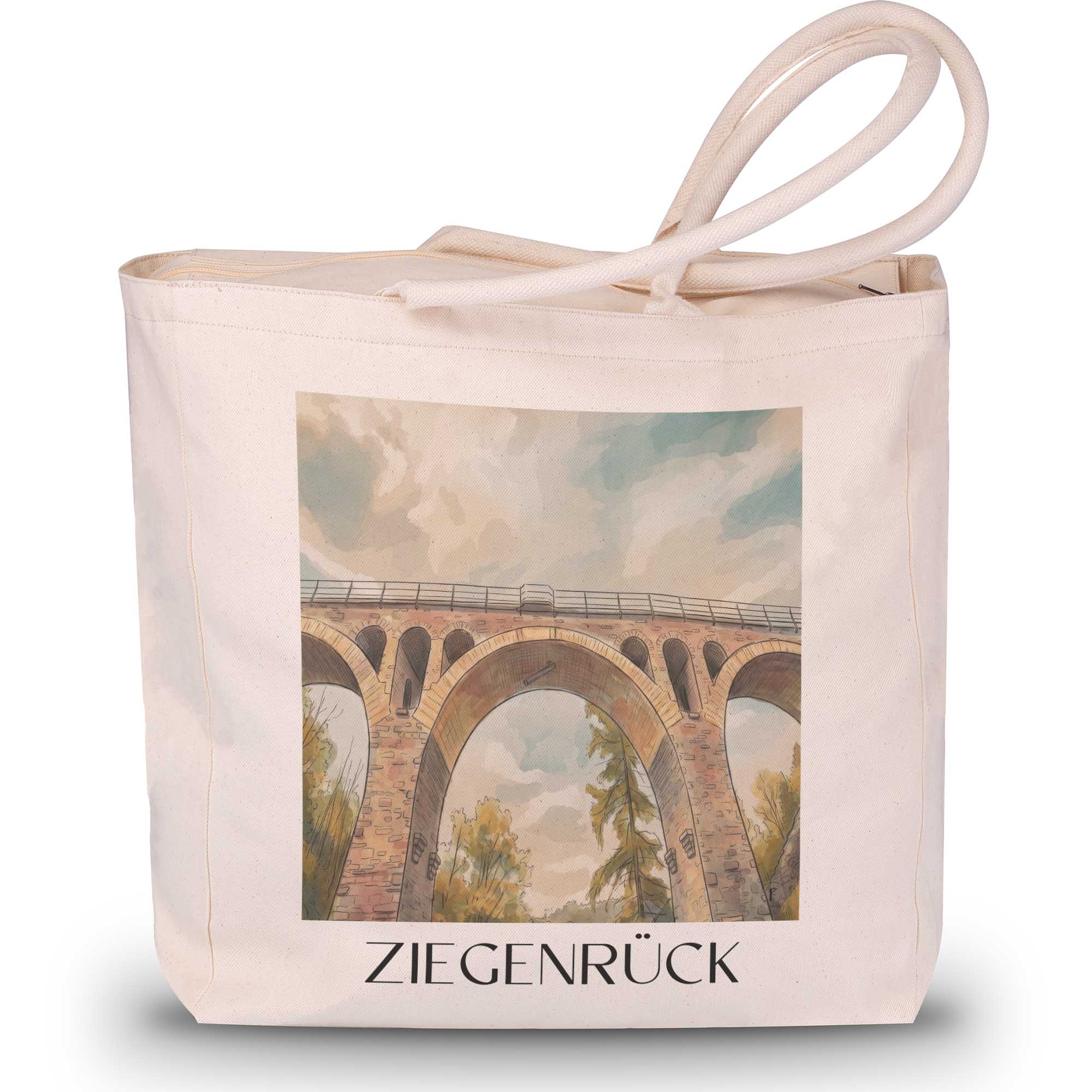 ziegenrück-saaletal-deutschland-einkaufstasche-aquarell