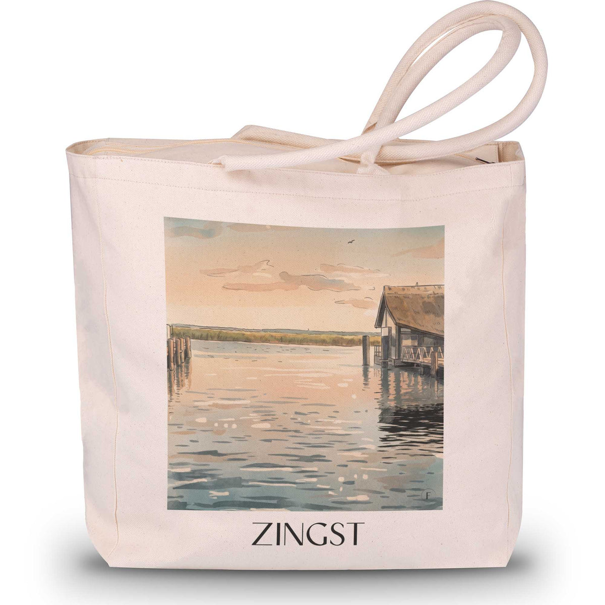 zingst-mecklenburg-vorpommern-deutschland-einkaufstasche-aquarell