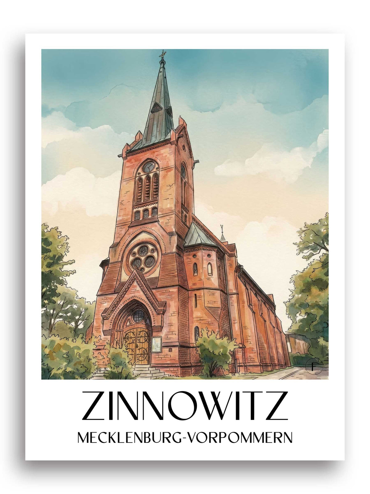 zinnowitz-mecklenburg-vorpommern-deutschland-poster-aquarell