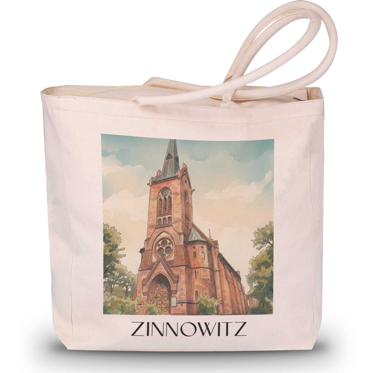 zinnowitz-mecklenburg-vorpommern-deutschland-einkaufstasche-aquarell