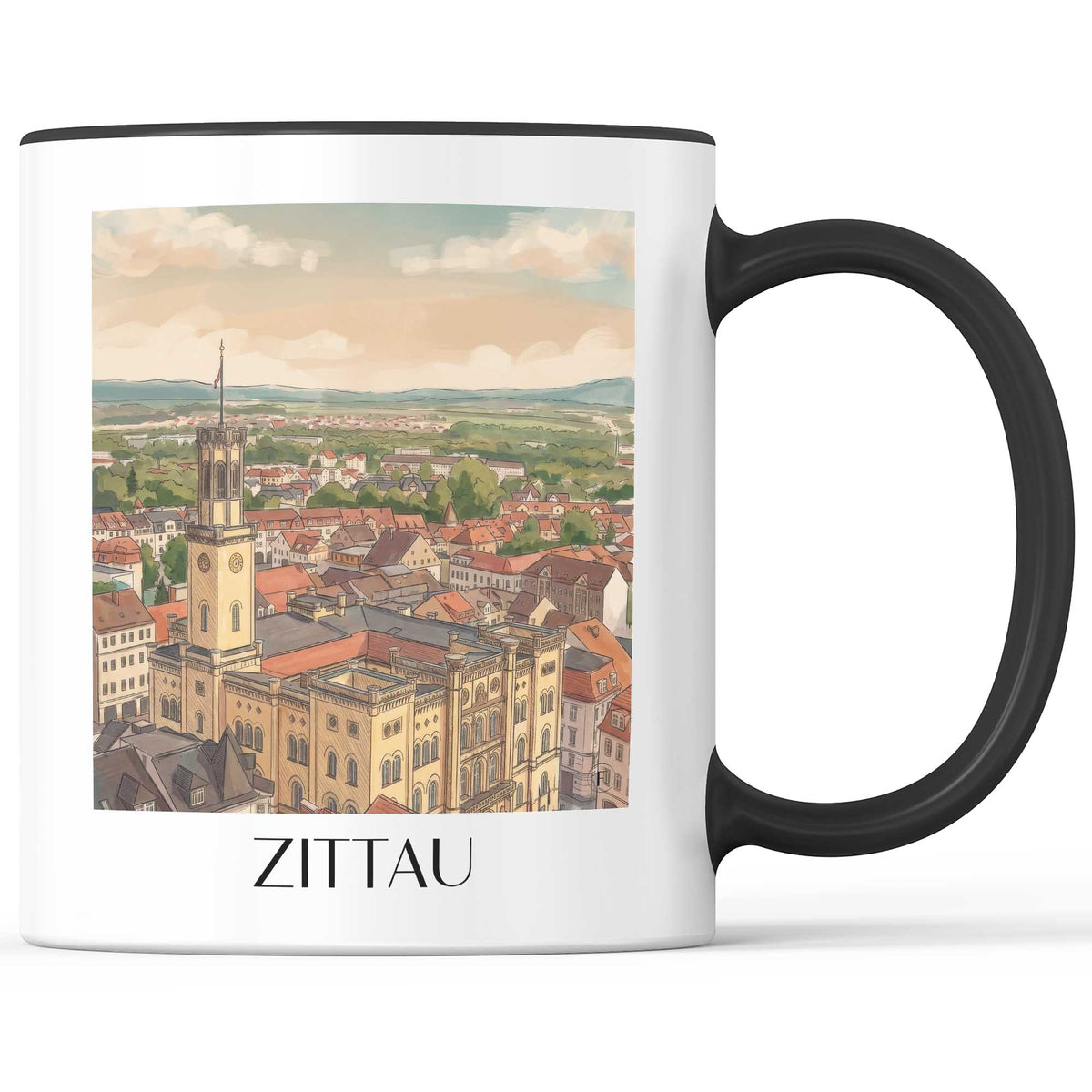 zittau-oberlausitz-deutschland-kaffeebecher-aquarell