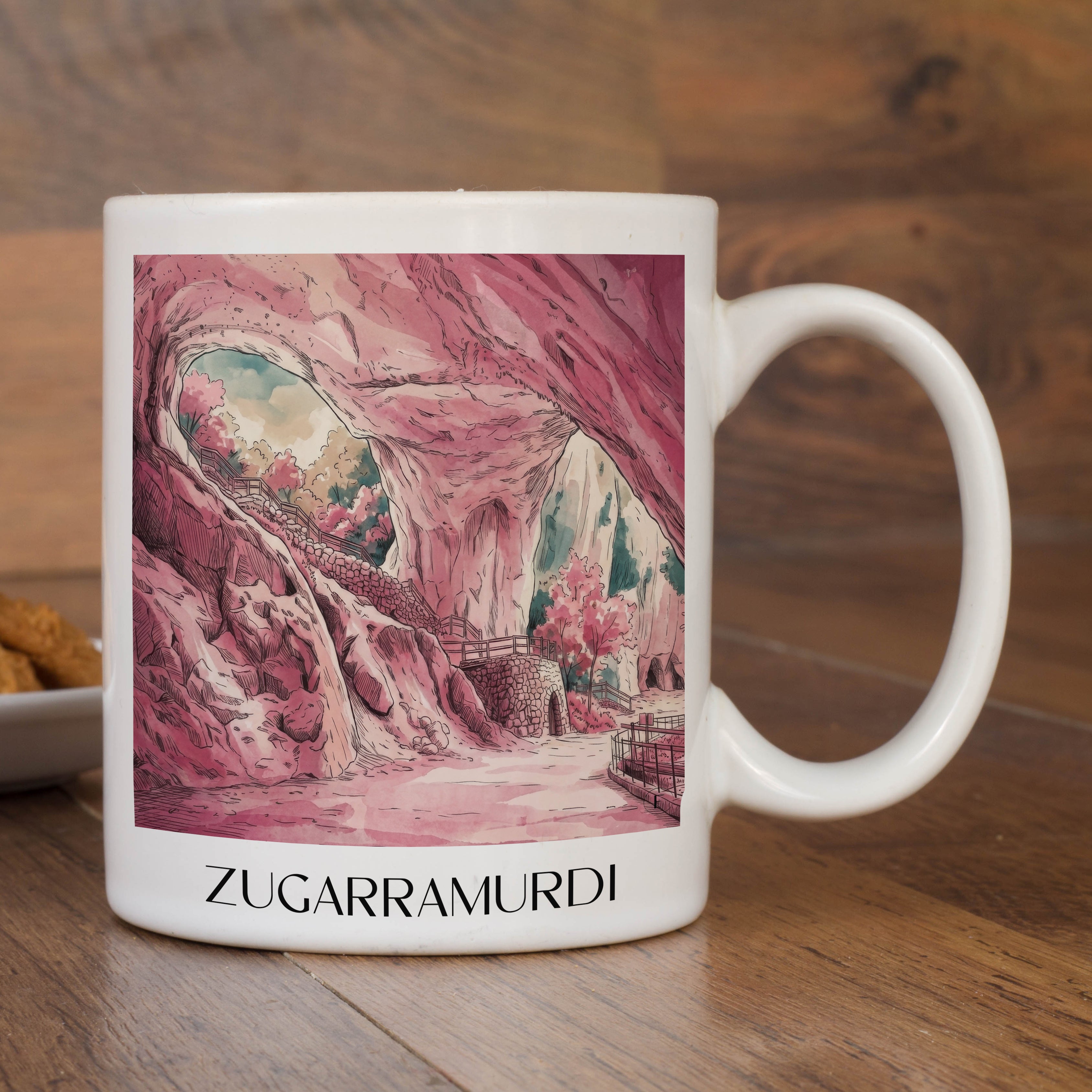 zugarramurdi-spanien-spanien-kaffeebecher-aquarell-pink-rosa