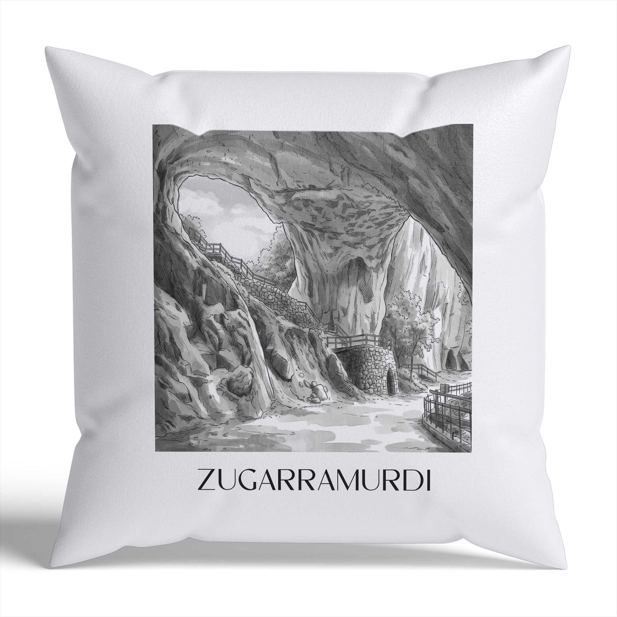 zugarramurdi-spanien-spanien-kissenbezug-aquarell-schwarz-weiss