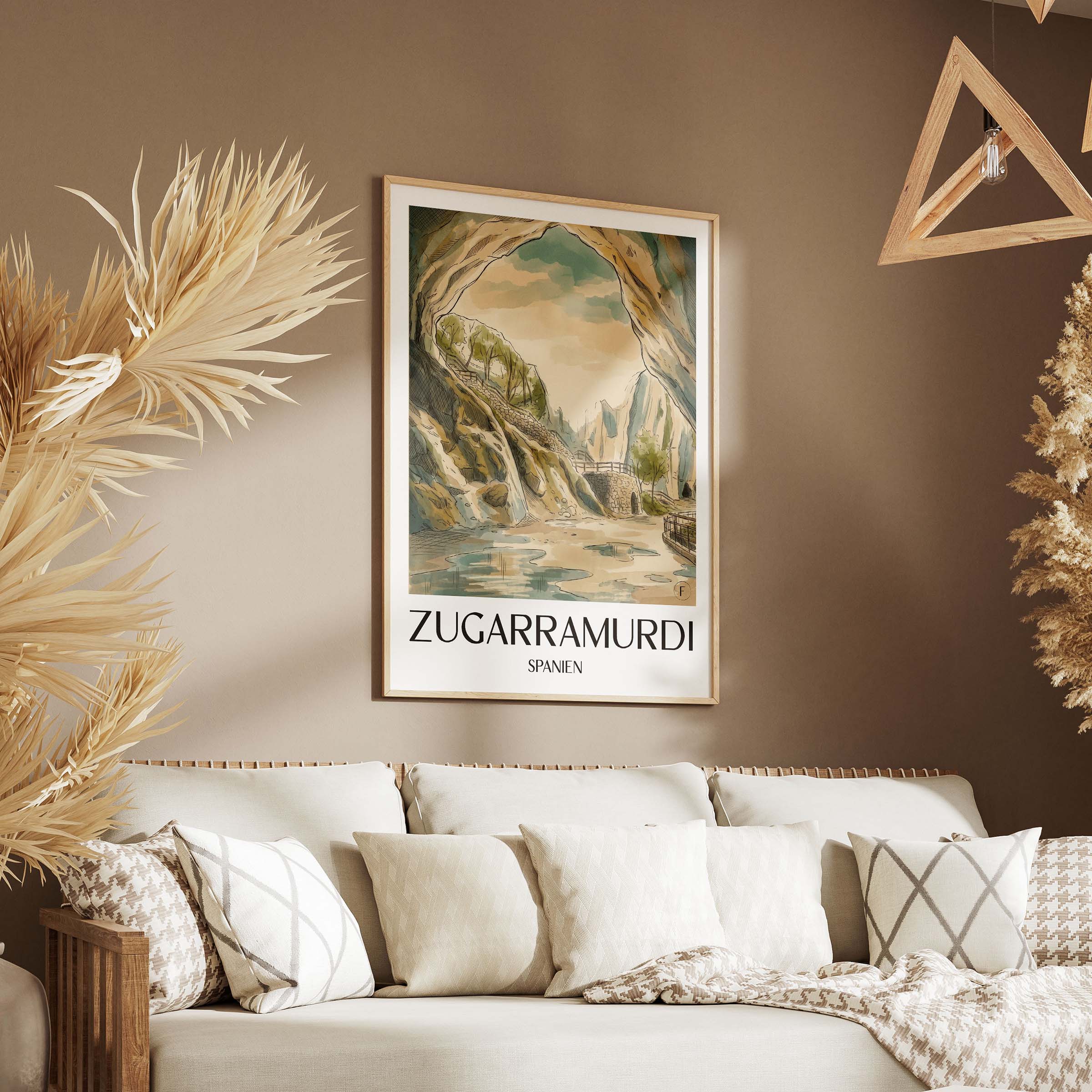 zugarramurdi-spanien-spanien-poster-aquarell