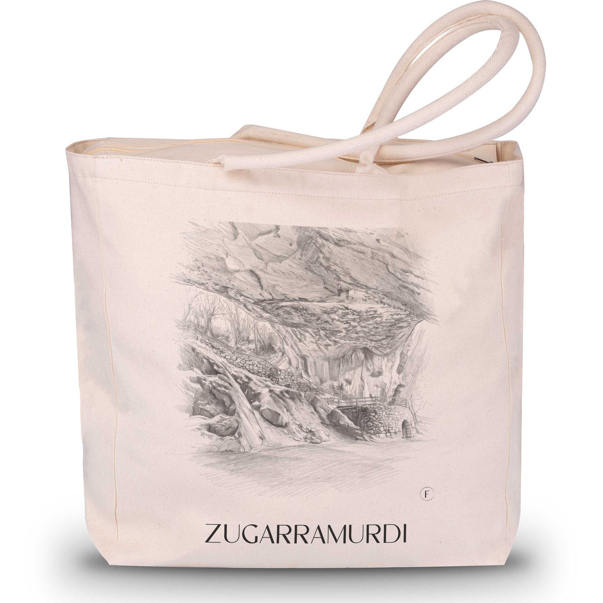 Zugarramurdi Shopping Tasche - Spanien - Spanien Tote Bag - Einkaufstasche im Zeichnung Stil - favplace