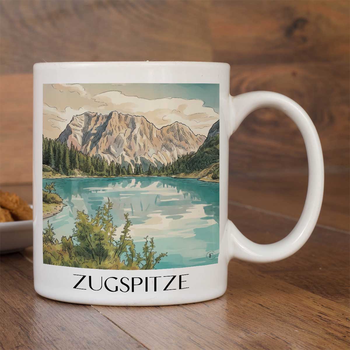 zugspitze-wettersteingebirge-deutschland-kaffeebecher-aquarell