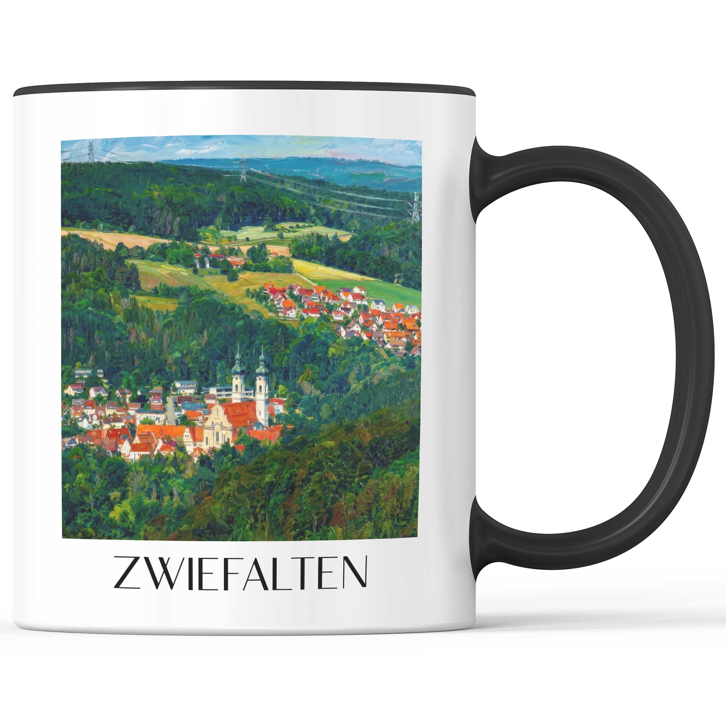 zwiefalten-schwäbische-alb-deutschland-kaffeebecher-oil-painting-oelgemaelde