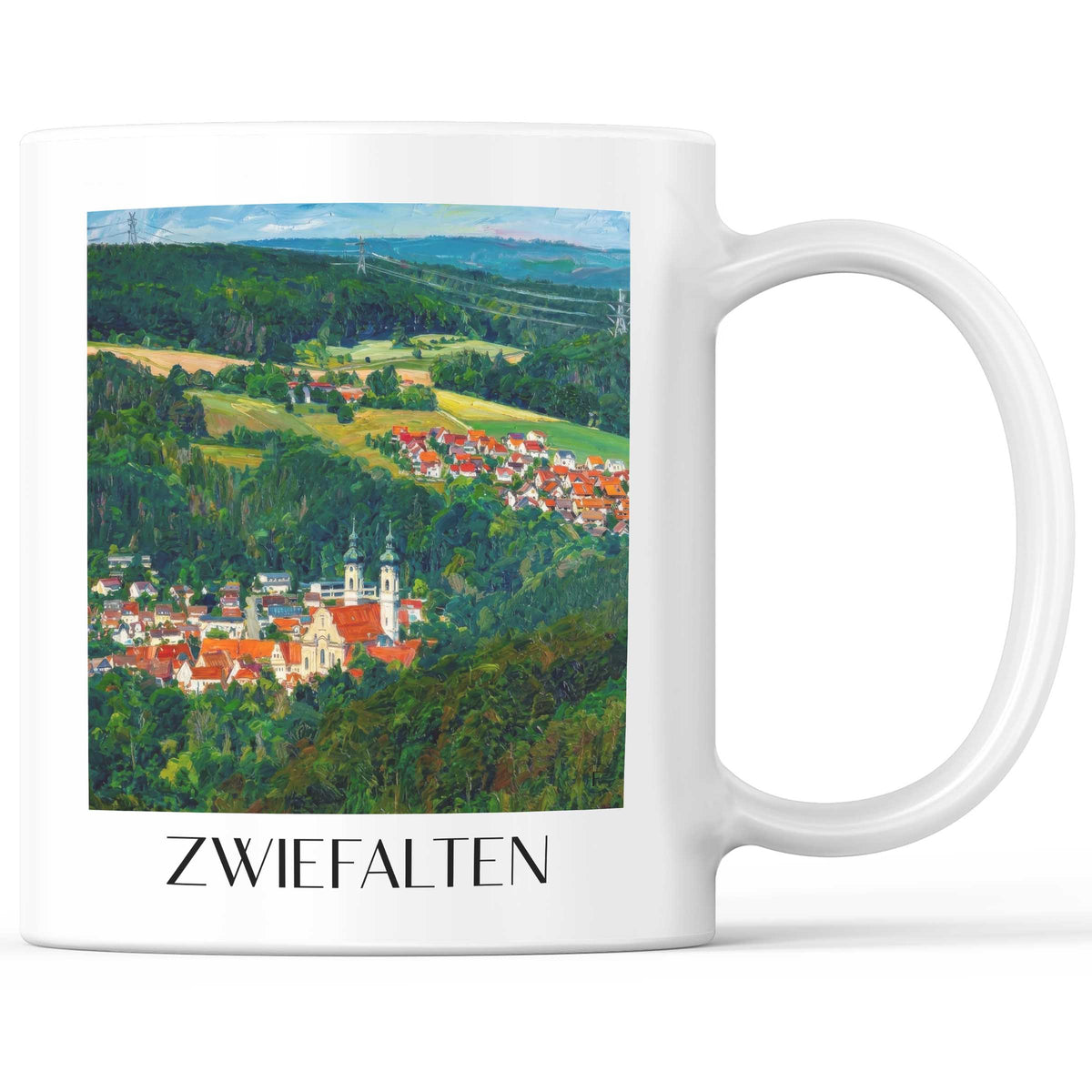 zwiefalten-schwäbische-alb-deutschland-kaffeebecher-oil-painting-oelgemaelde