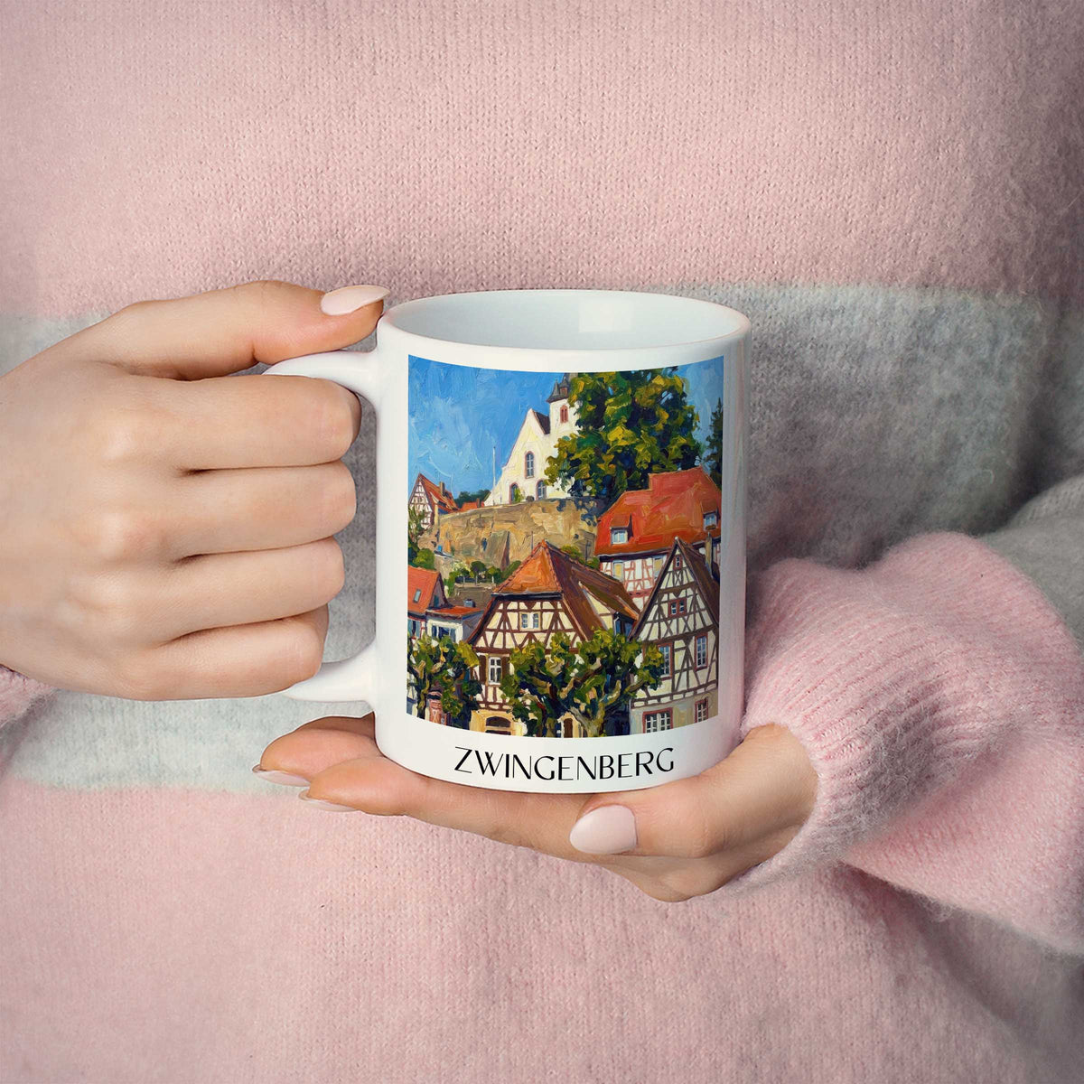 zwingenberg-bergstraße-deutschland-kaffeebecher-oil-painting-oelgemaelde
