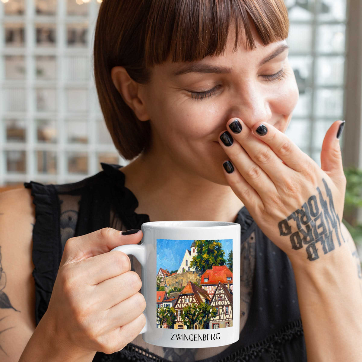 zwingenberg-bergstraße-deutschland-kaffeebecher-oil-painting-oelgemaelde