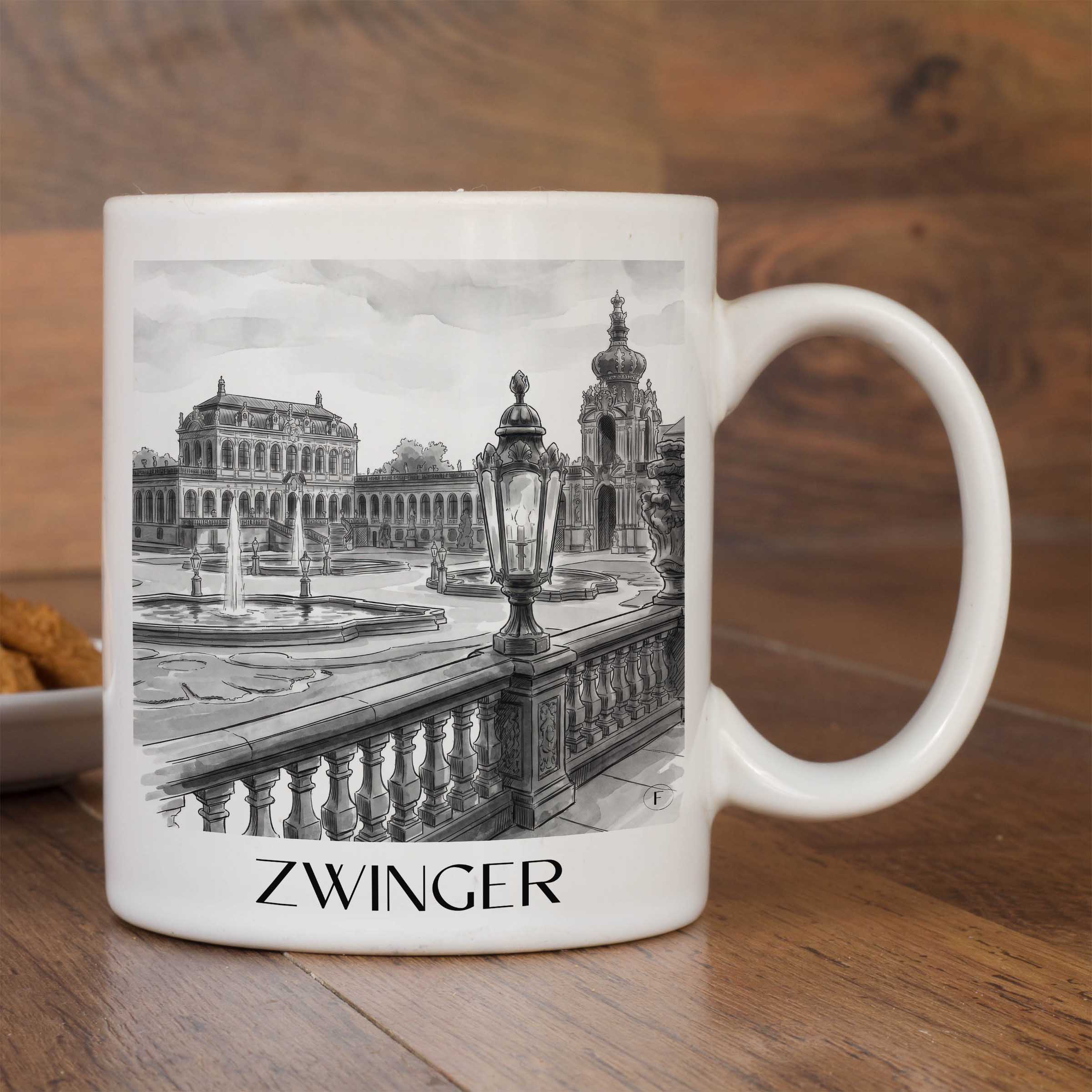 zwinger-dresden-deutschland-kaffeebecher-aquarell-schwarz-weiss
