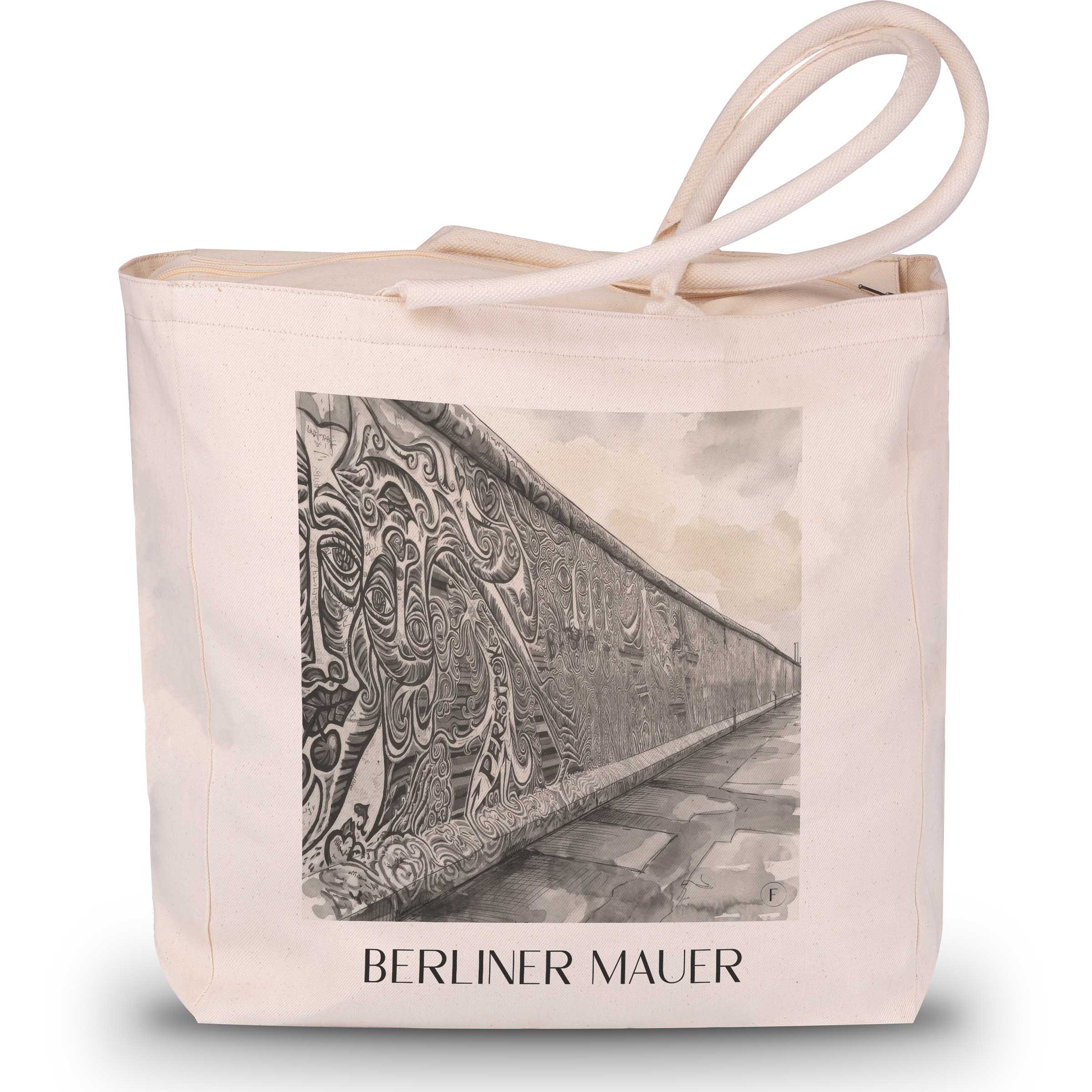 berliner-mauer-berlin-deutschland-einkaufstasche-aquarell-schwarz-weiss