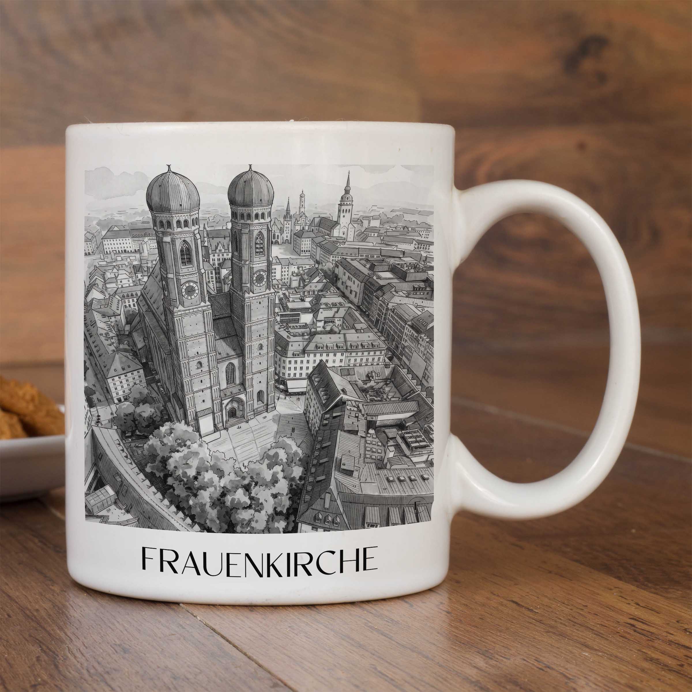 frauenkirche-münchen-deutschland-kaffeebecher-aquarell-schwarz-weiss