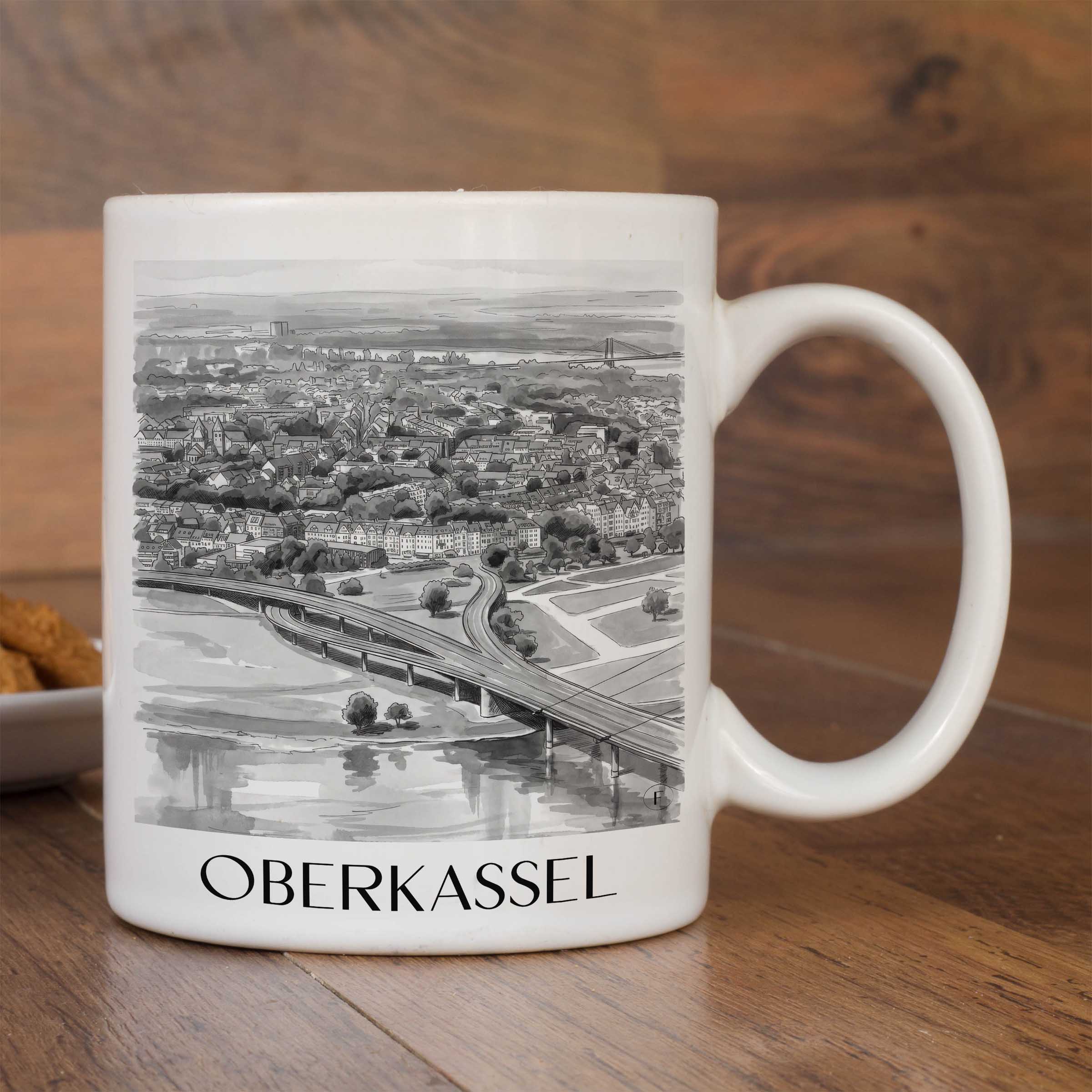 oberkassel-düsseldorf-deutschland-kaffeebecher-aquarell-schwarz-weiss
