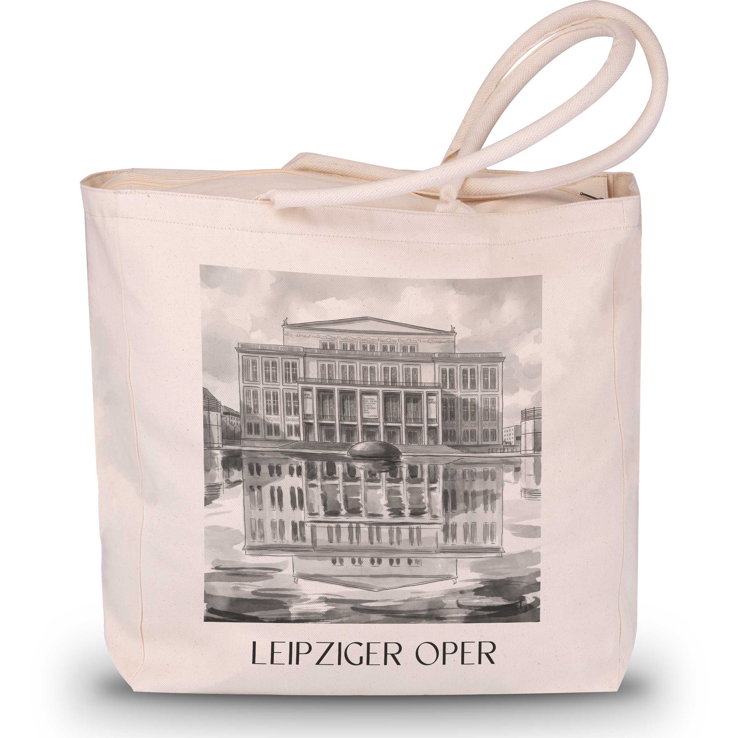 oper-leipzig-deutschland-einkaufstasche-aquarell-schwarz-weiss