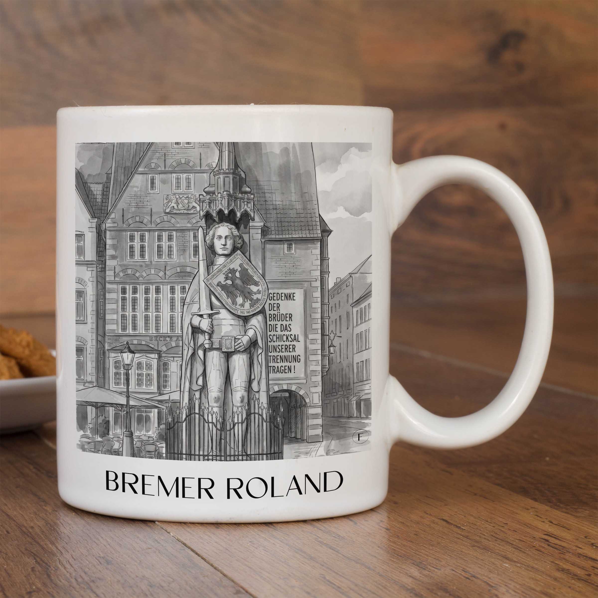 bremer-roland-deutschland-kaffeebecher-aquarell-schwarz-weiss