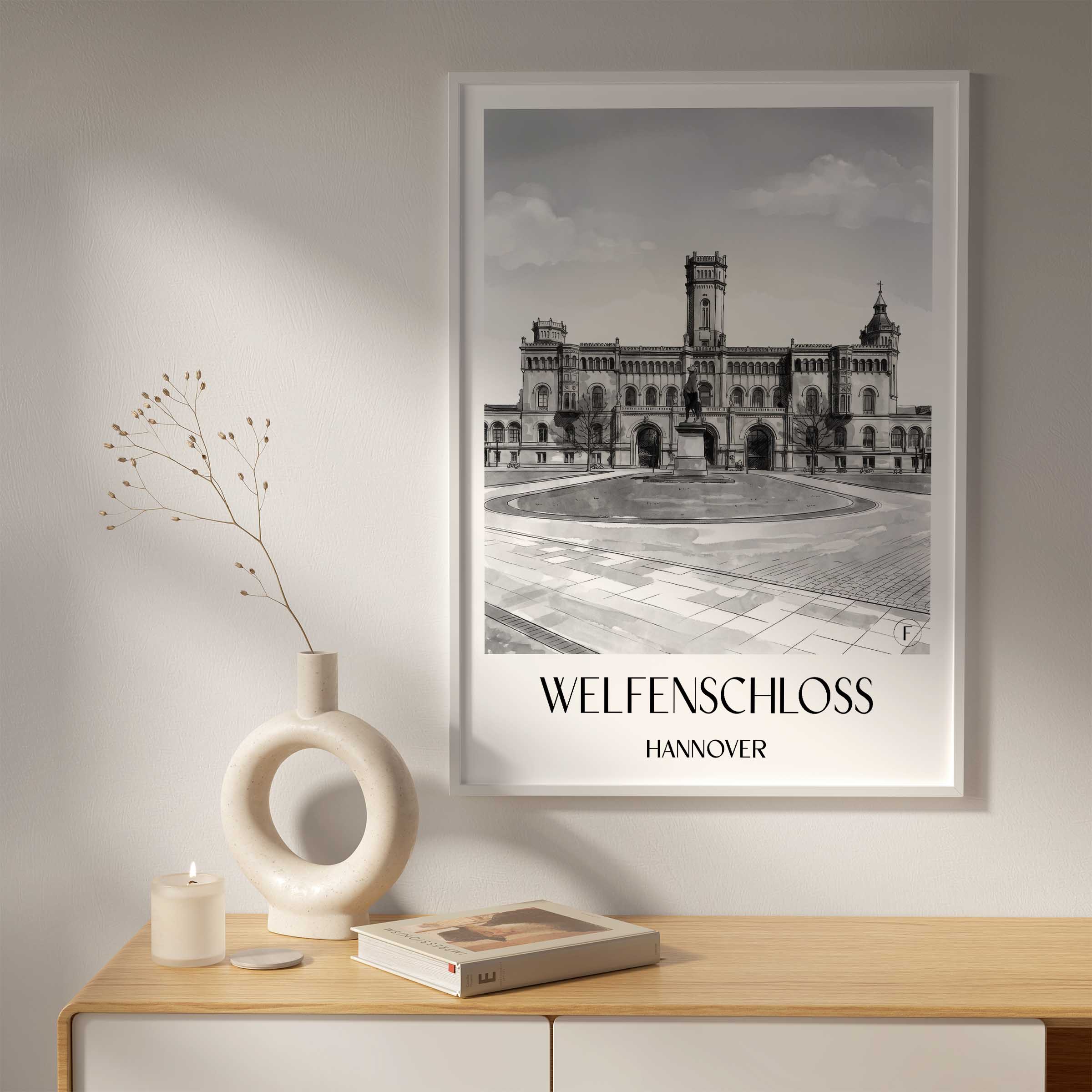 welfenschloss-hannover-deutschland-poster-aquarell-schwarz-weiss