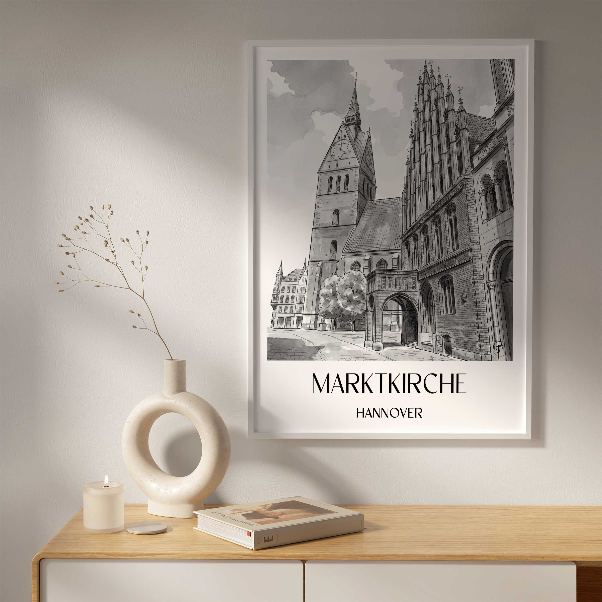 marktkirche-hannover-deutschland-poster-aquarell-schwarz-weiss