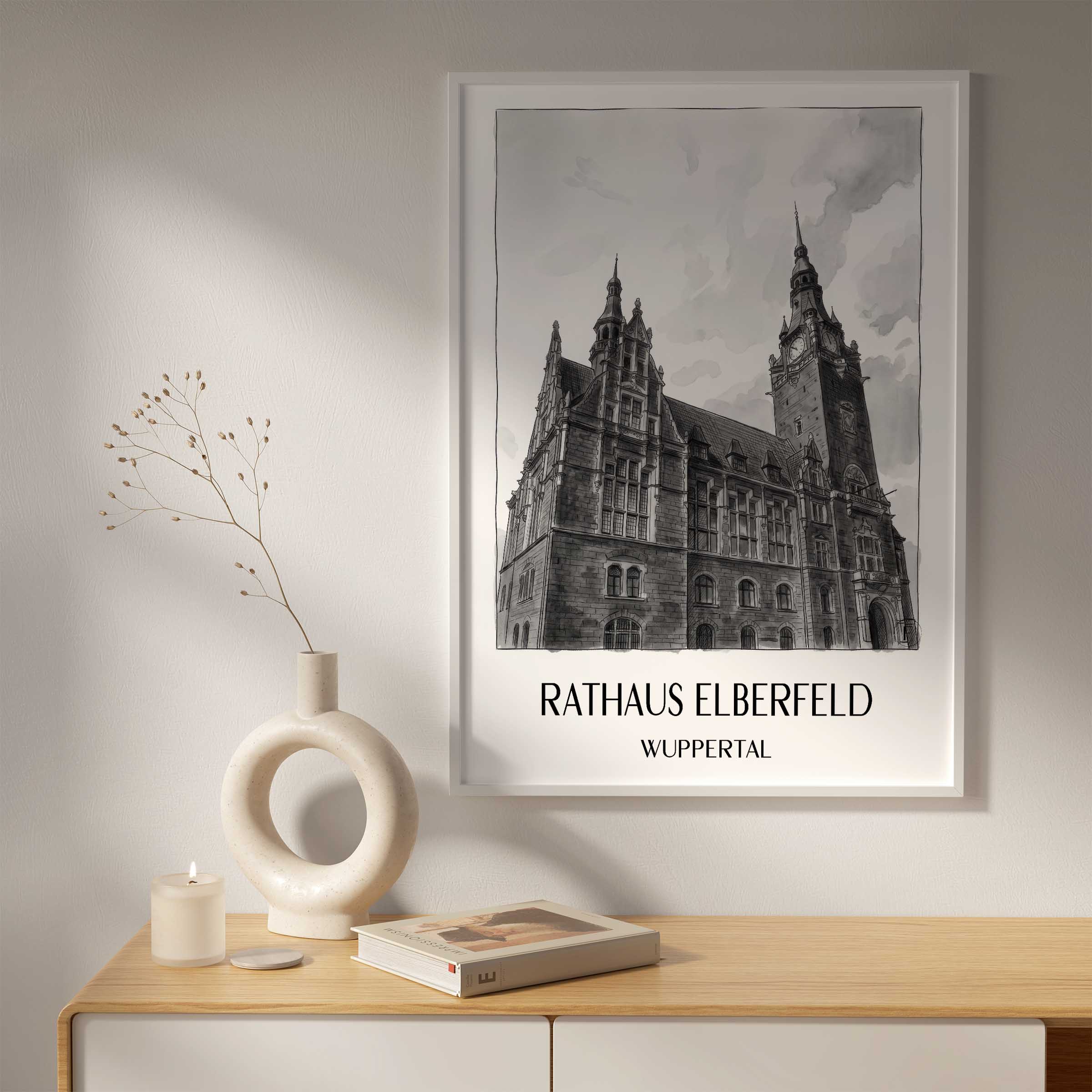 rathaus-elberfeld-wuppertal-deutschland-poster-aquarell-schwarz-weiss