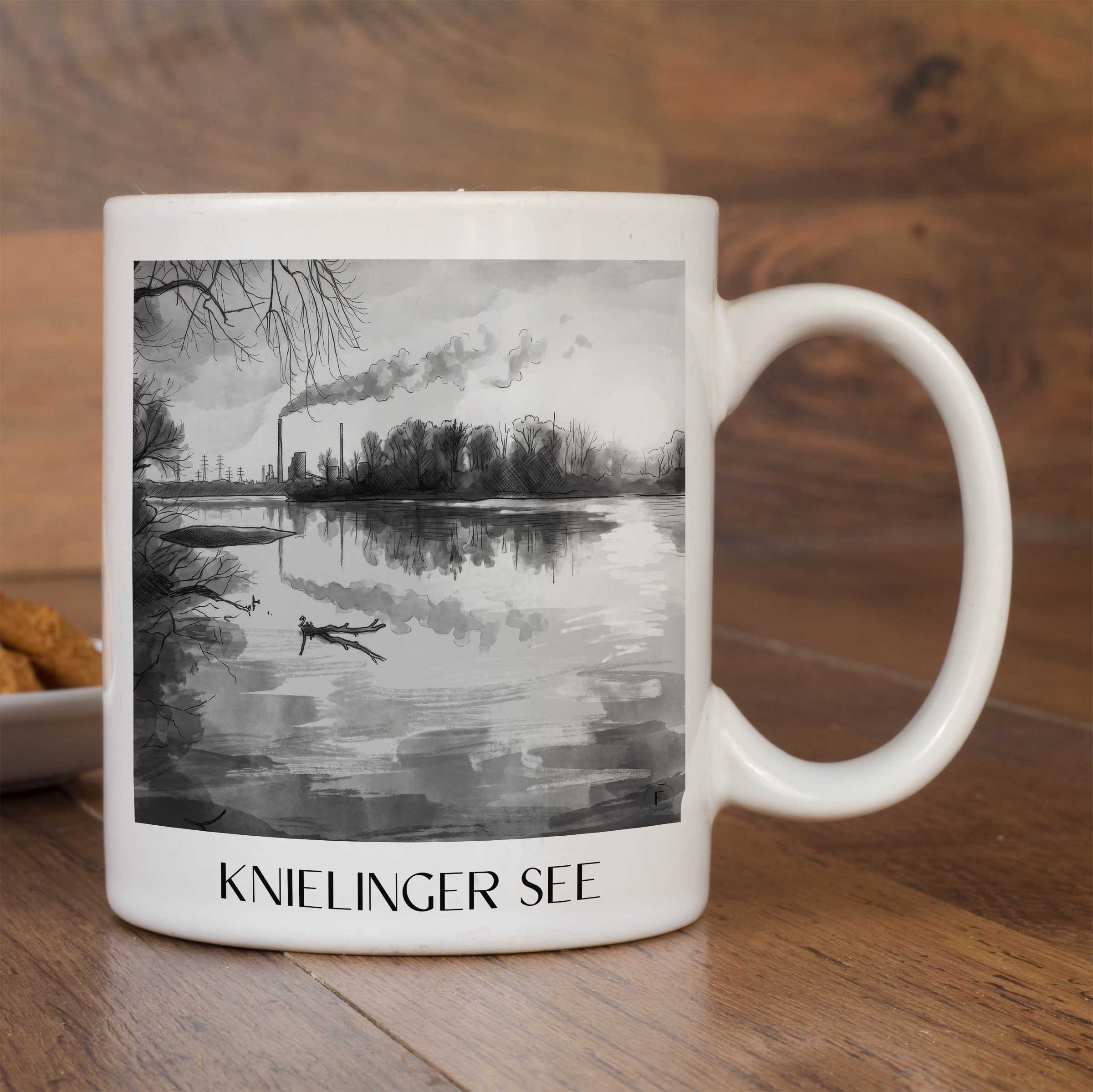 knielinger-see-karlsruhe-deutschland-kaffeebecher-aquarell-schwarz-weiss