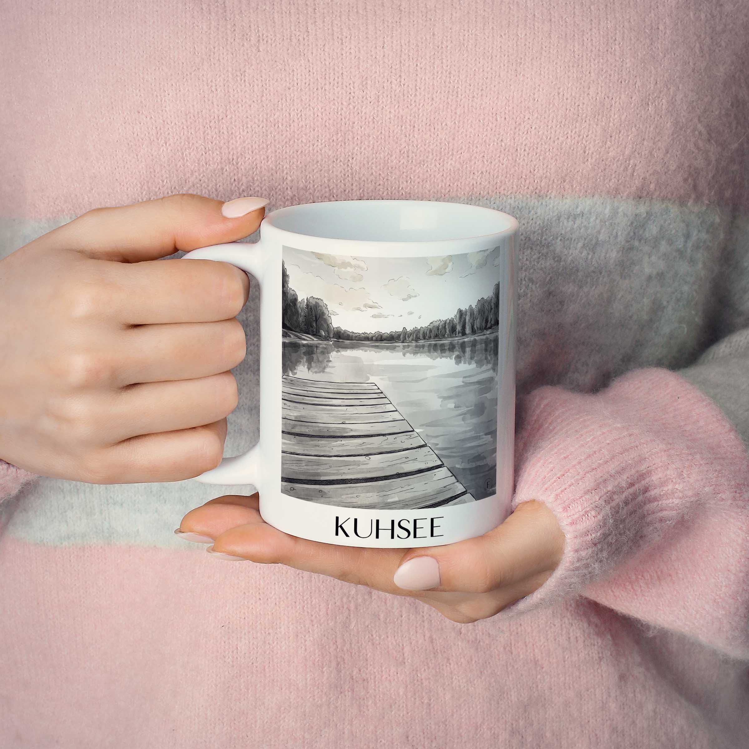 kuhsee-augsburg-deutschland-kaffeebecher-aquarell-schwarz-weiss