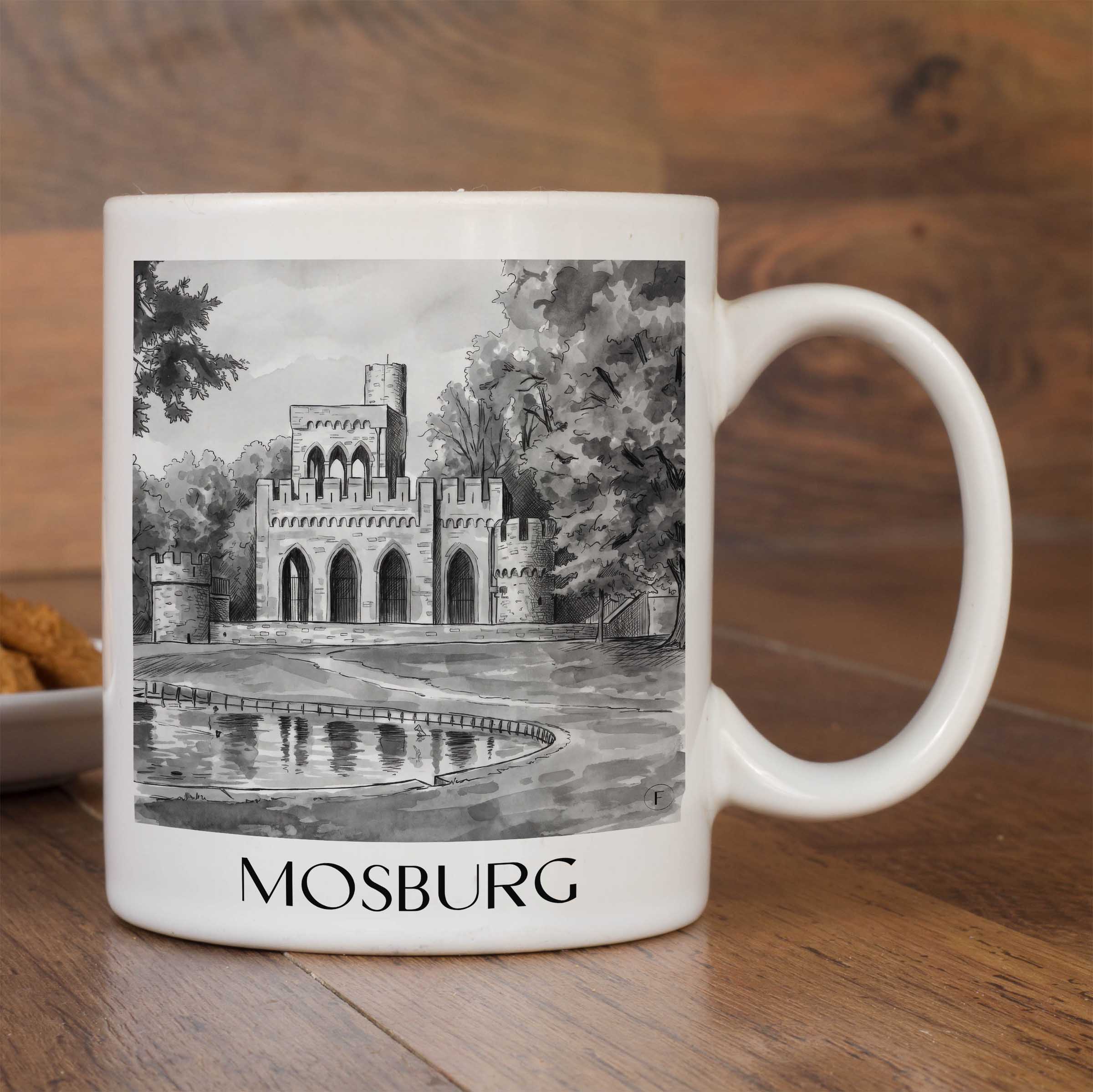 mosburg-wiesbaden-deutschland-kaffeebecher-aquarell-schwarz-weiss