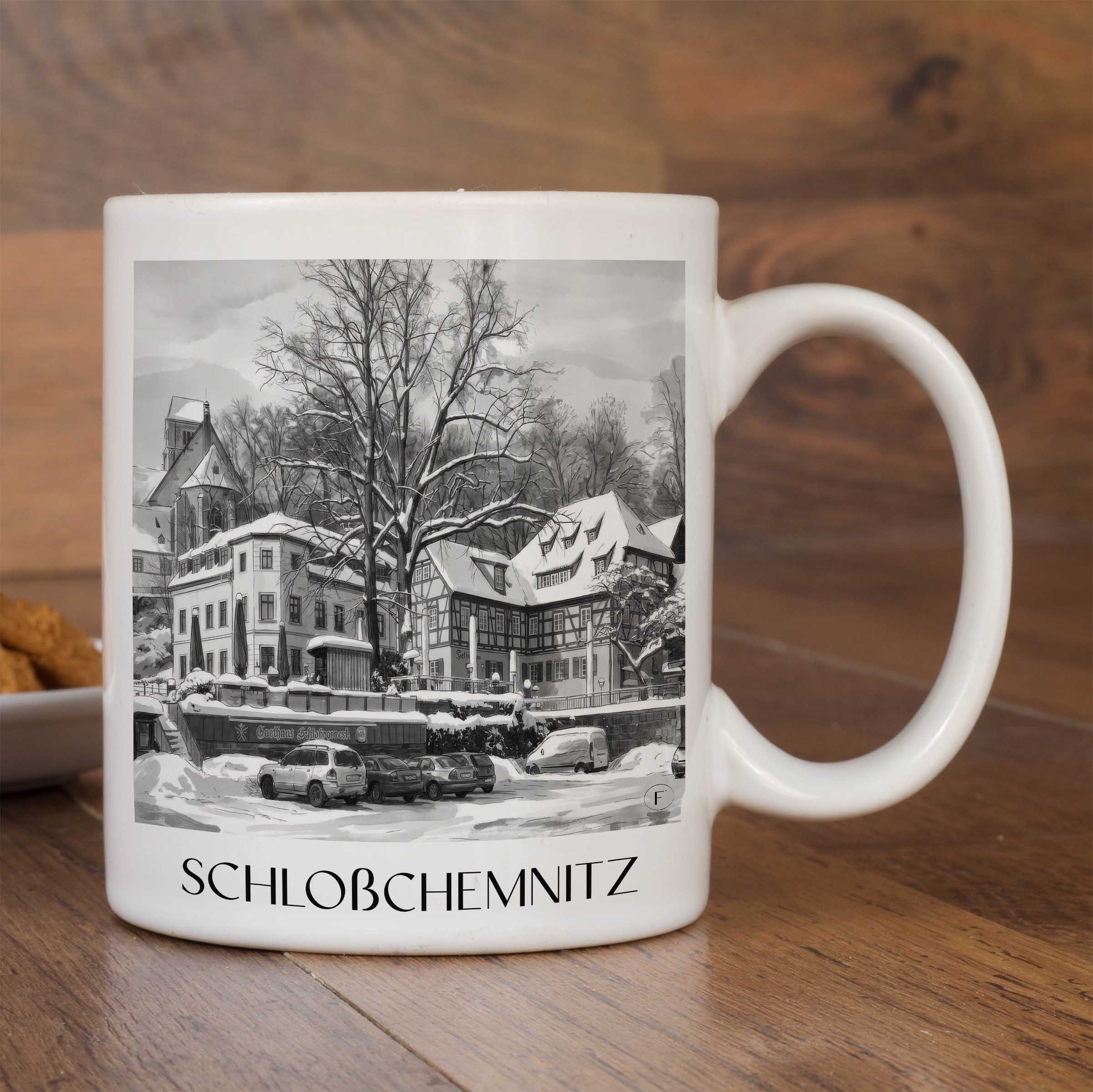schloßchemnitz-chemnitz-deutschland-kaffeebecher-aquarell-schwarz-weiss