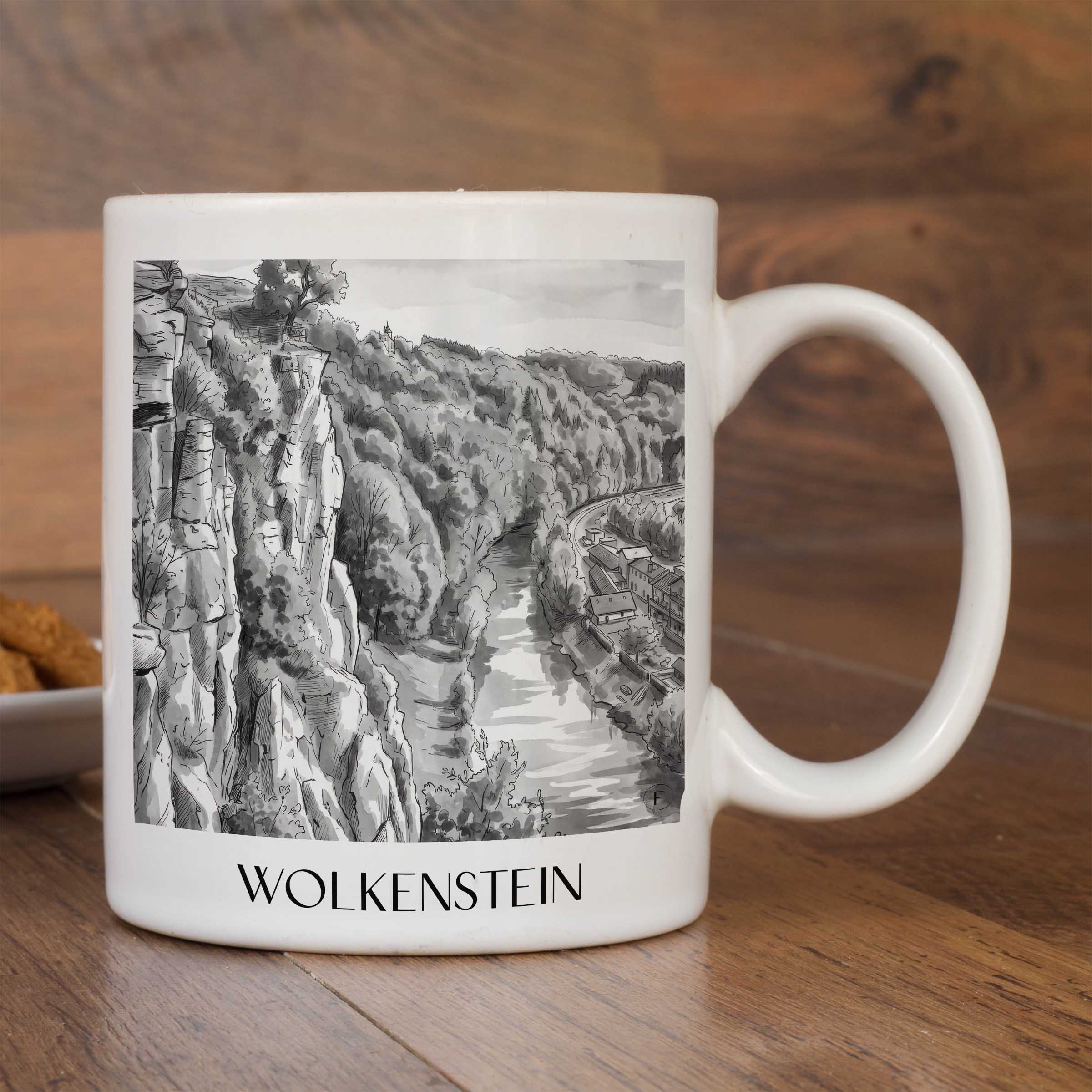 wolkenstein-erzgebirge-deutschland-kaffeebecher-aquarell-schwarz-weiss