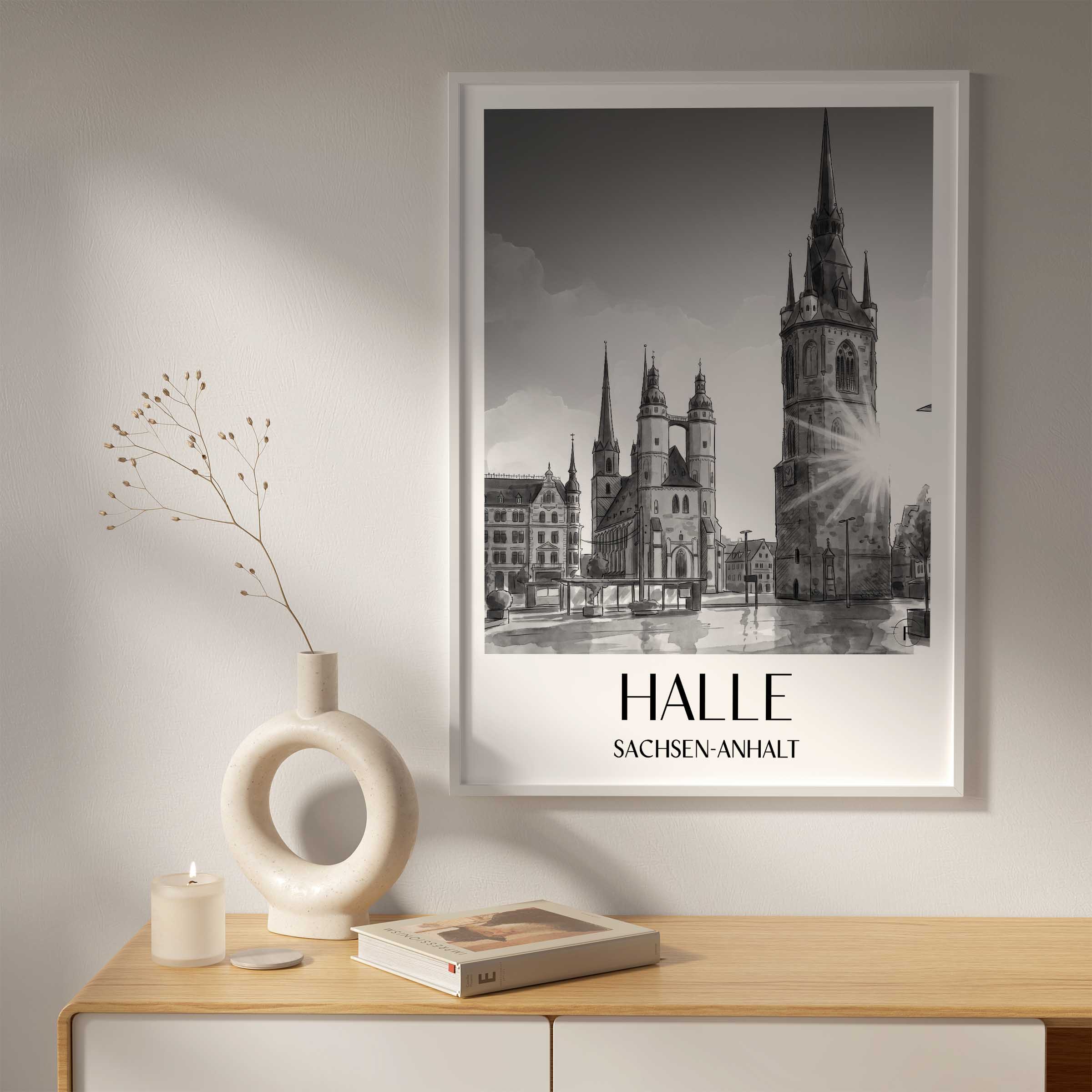halle-sachsen-anhalt-deutschland-poster-aquarell-schwarz-weiss
