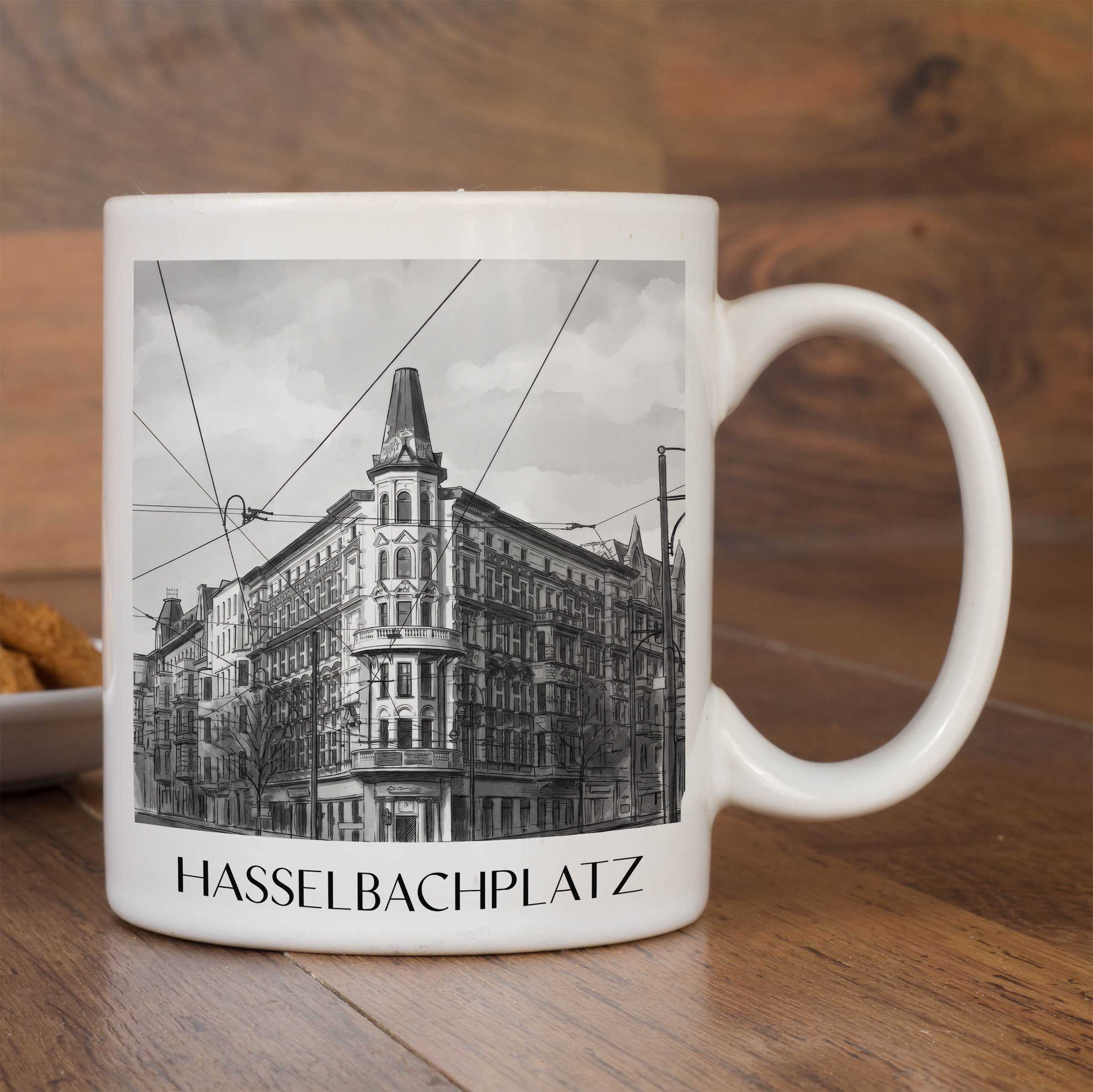 hasselbachplatz-magdeburg-deutschland-kaffeebecher-aquarell-schwarz-weiss