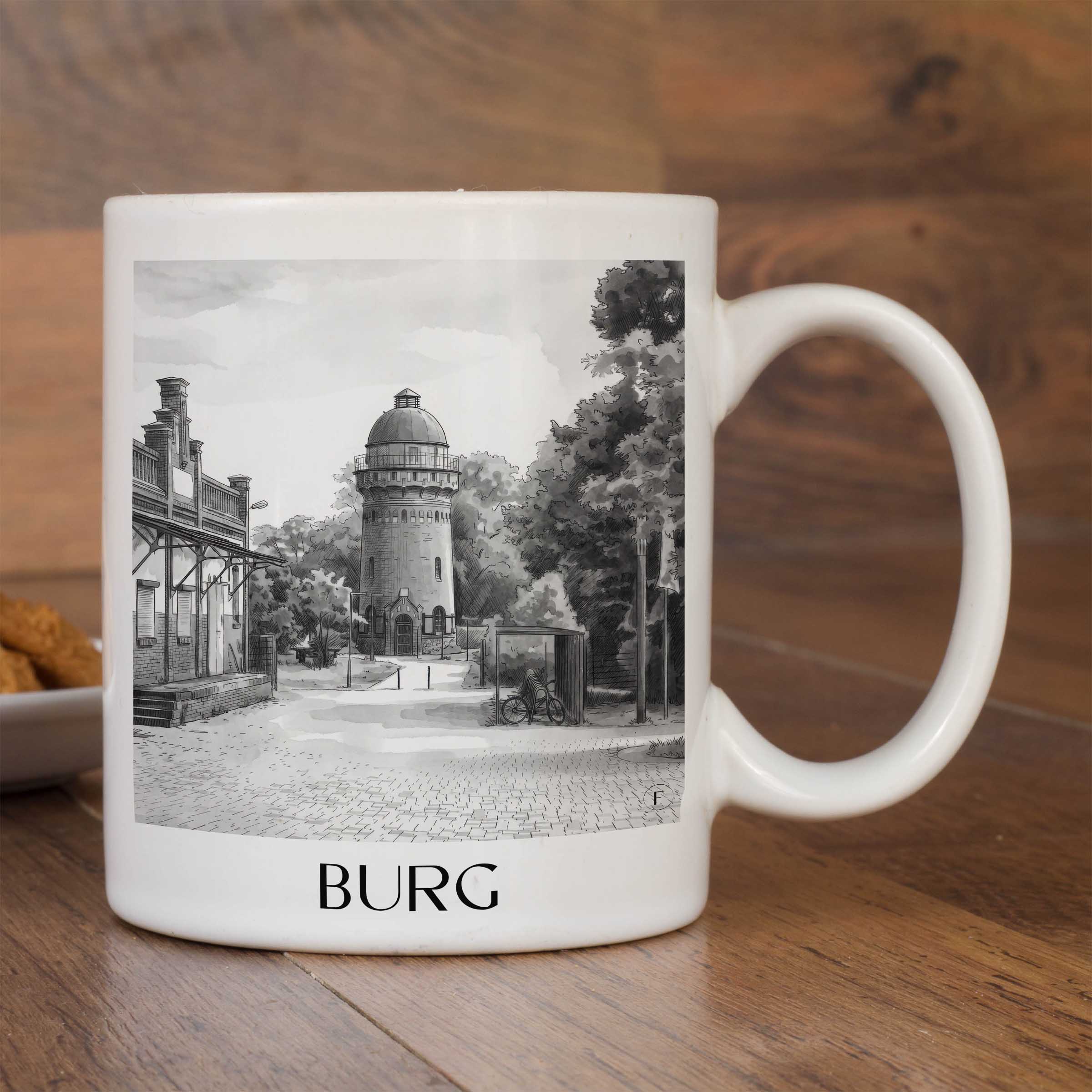 burg-magdeburg-deutschland-kaffeebecher-aquarell-schwarz-weiss