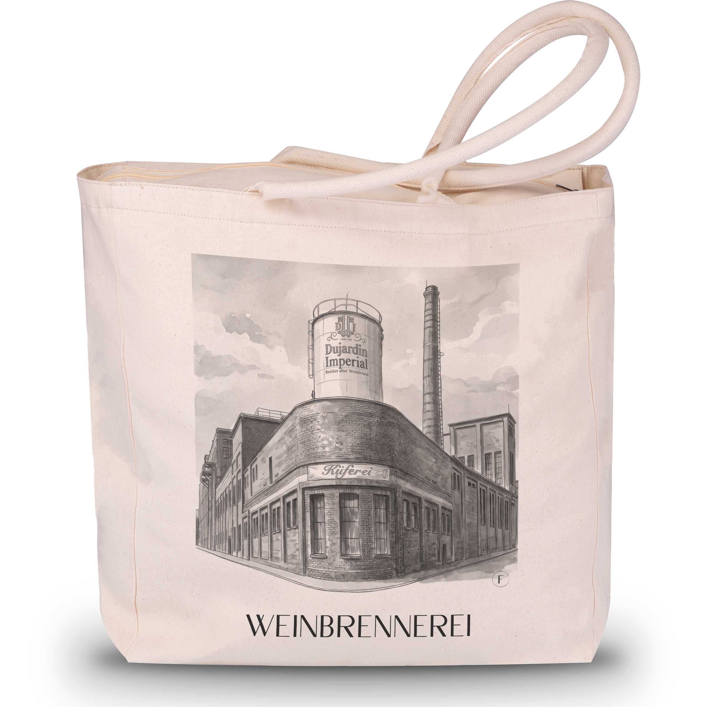 weinbrennerei--krefeld-deutschland-einkaufstasche-aquarell-schwarz-weiss