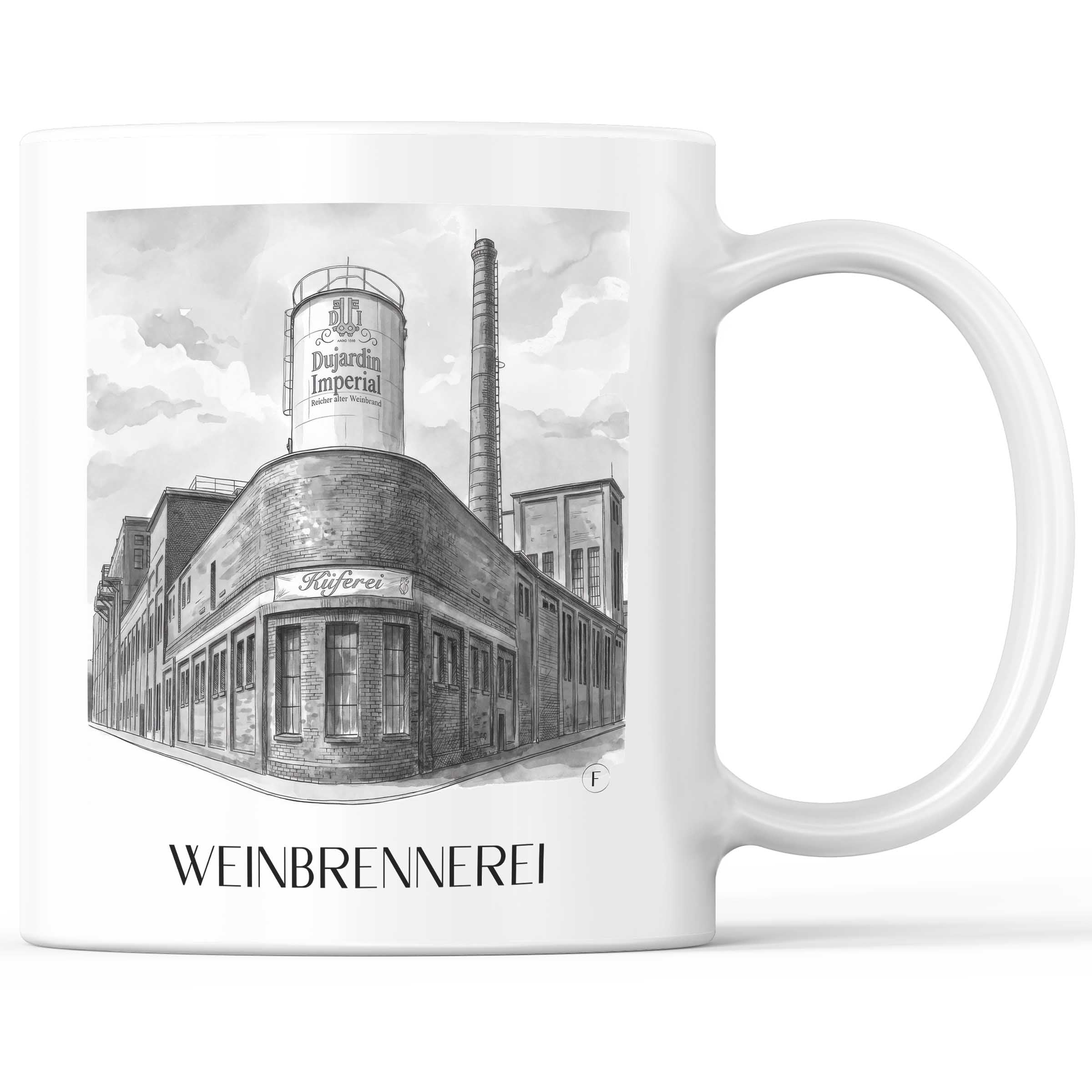 weinbrennerei--krefeld-deutschland-kaffeebecher-aquarell-schwarz-weiss