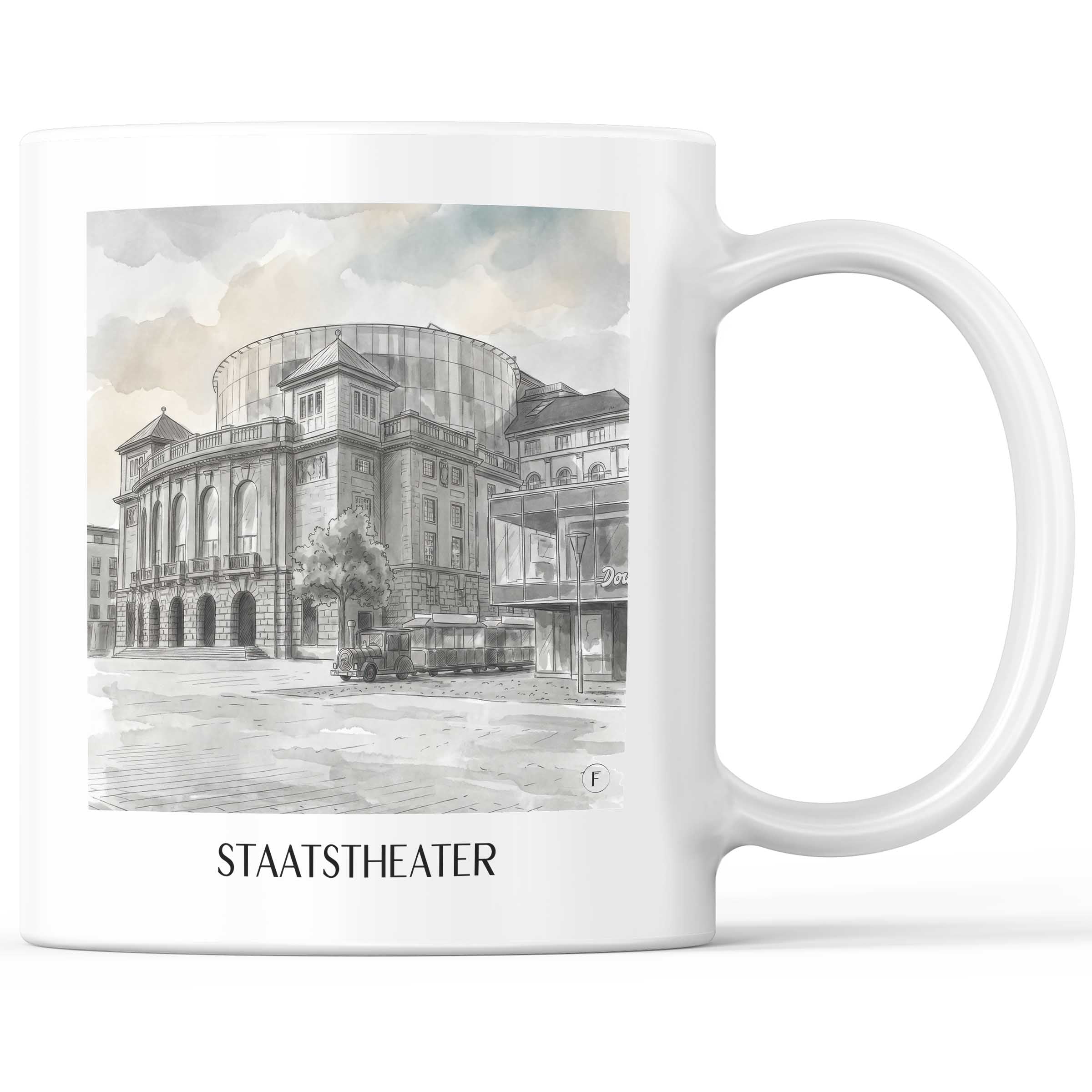 staatstheater-mainz-deutschland-kaffeebecher-aquarell-schwarz-weiss