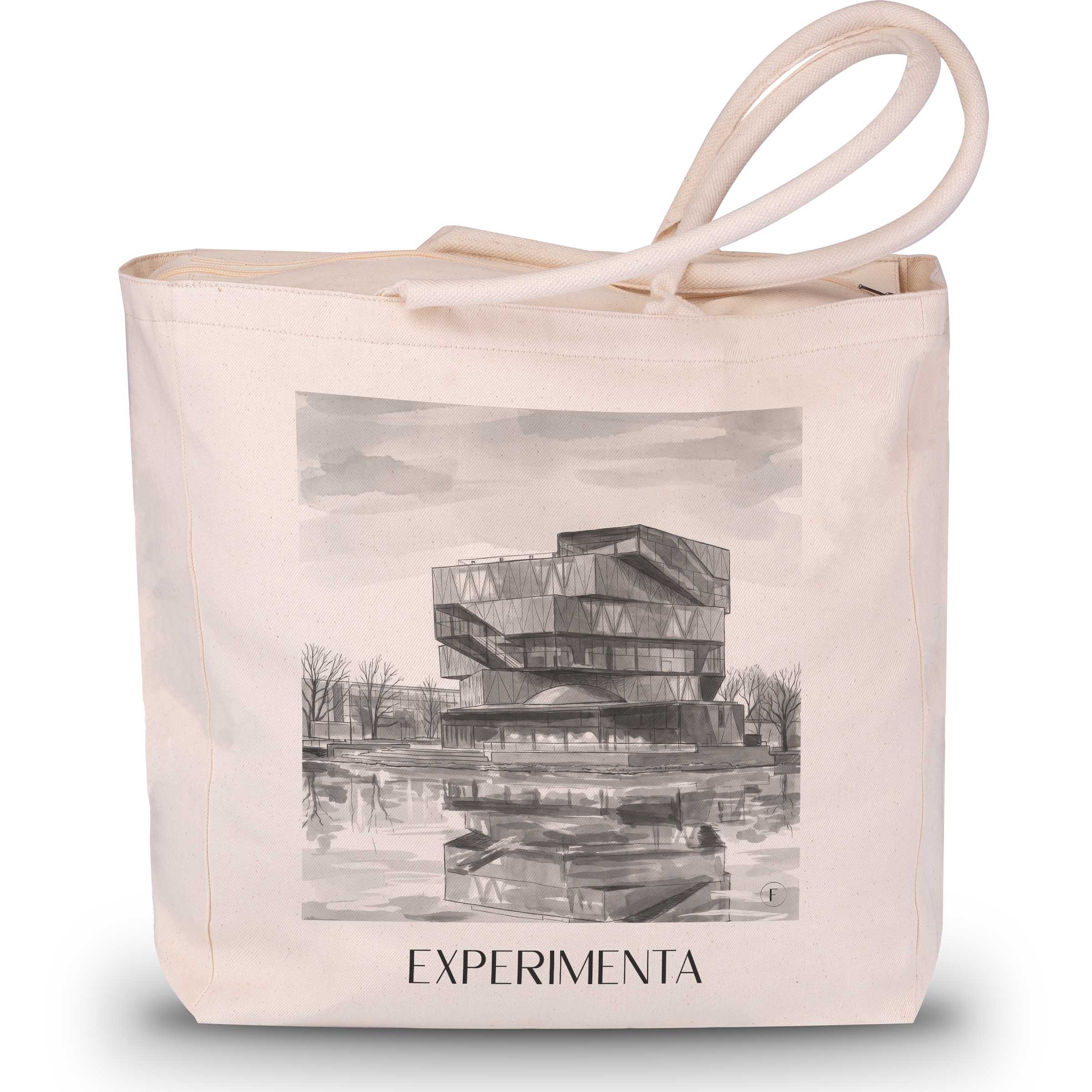 experimenta-heilbronn-deutschland-einkaufstasche-aquarell-schwarz-weiss