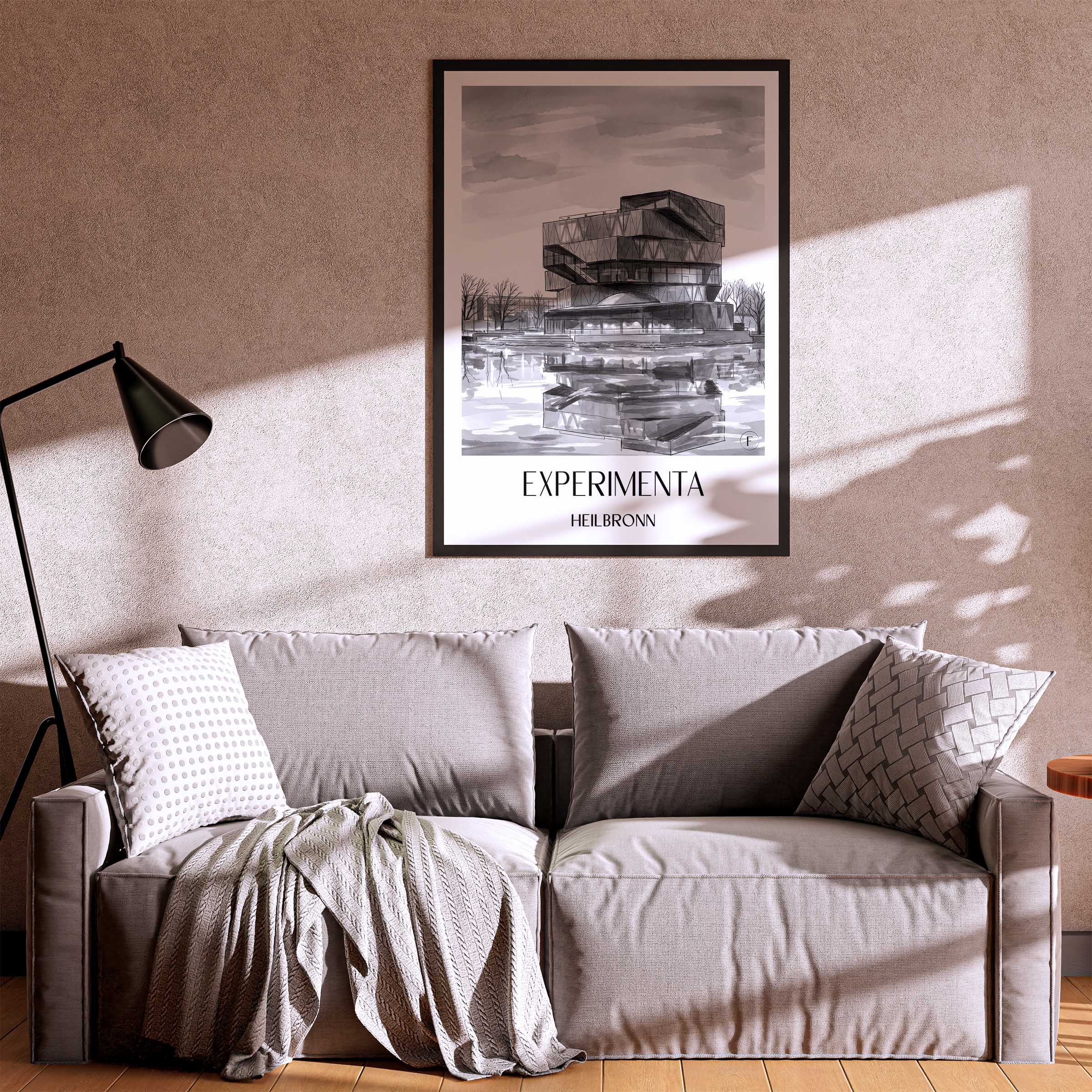 experimenta-heilbronn-deutschland-poster-aquarell-schwarz-weiss