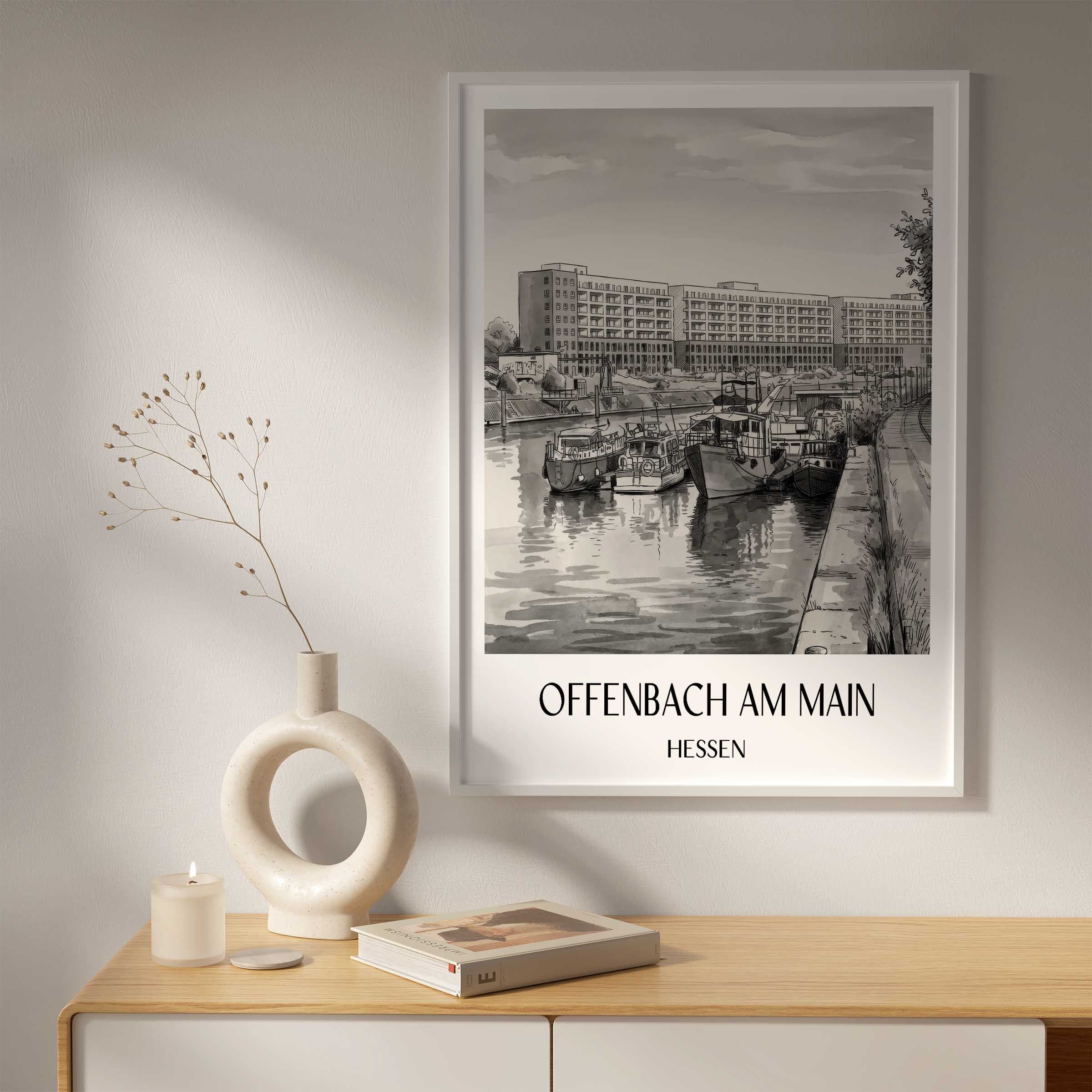offenbach-am-main-hessen-deutschland-poster-aquarell-schwarz-weiss