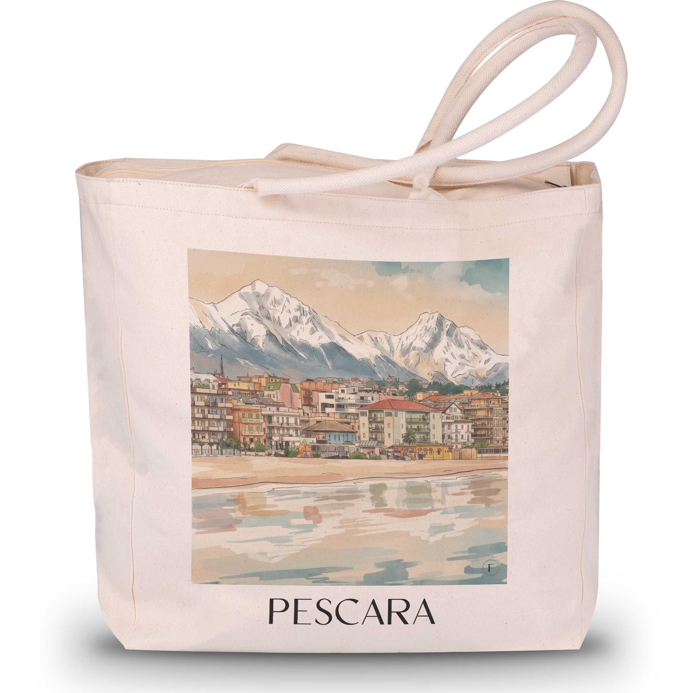 pescara-abruzzen-italien-einkaufstasche-aquarell