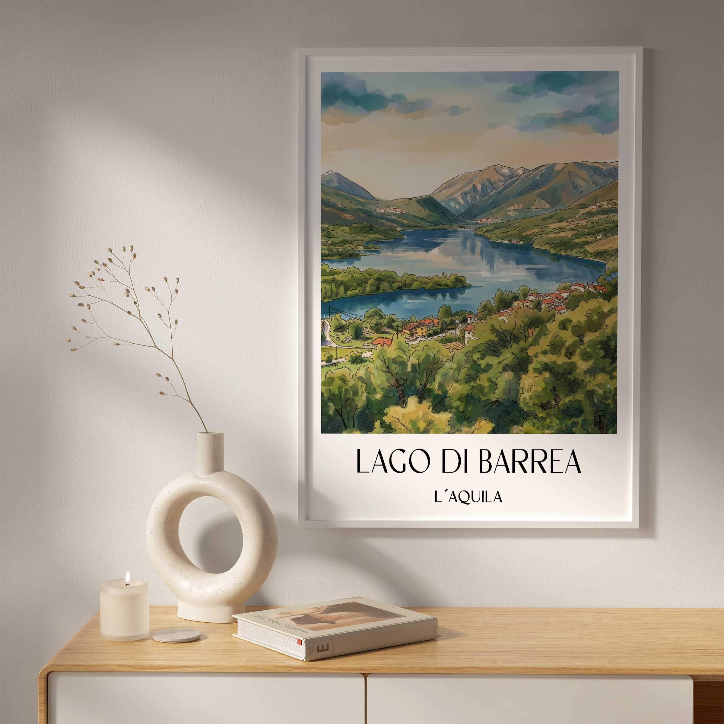 lago-di-barrea-l´aquila-italien-poster-aquarell
