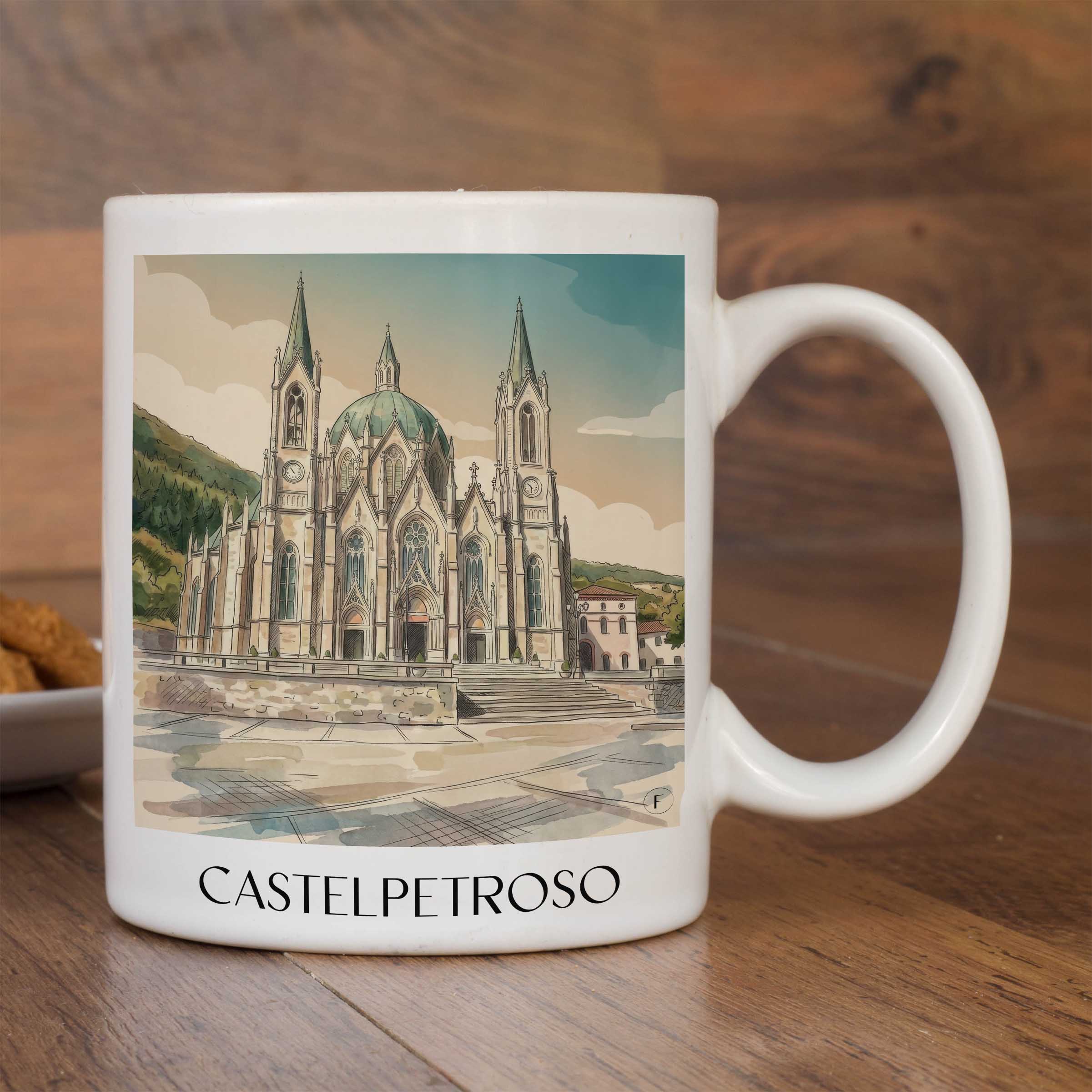 castelpetroso-molise-italien-kaffeebecher-aquarell