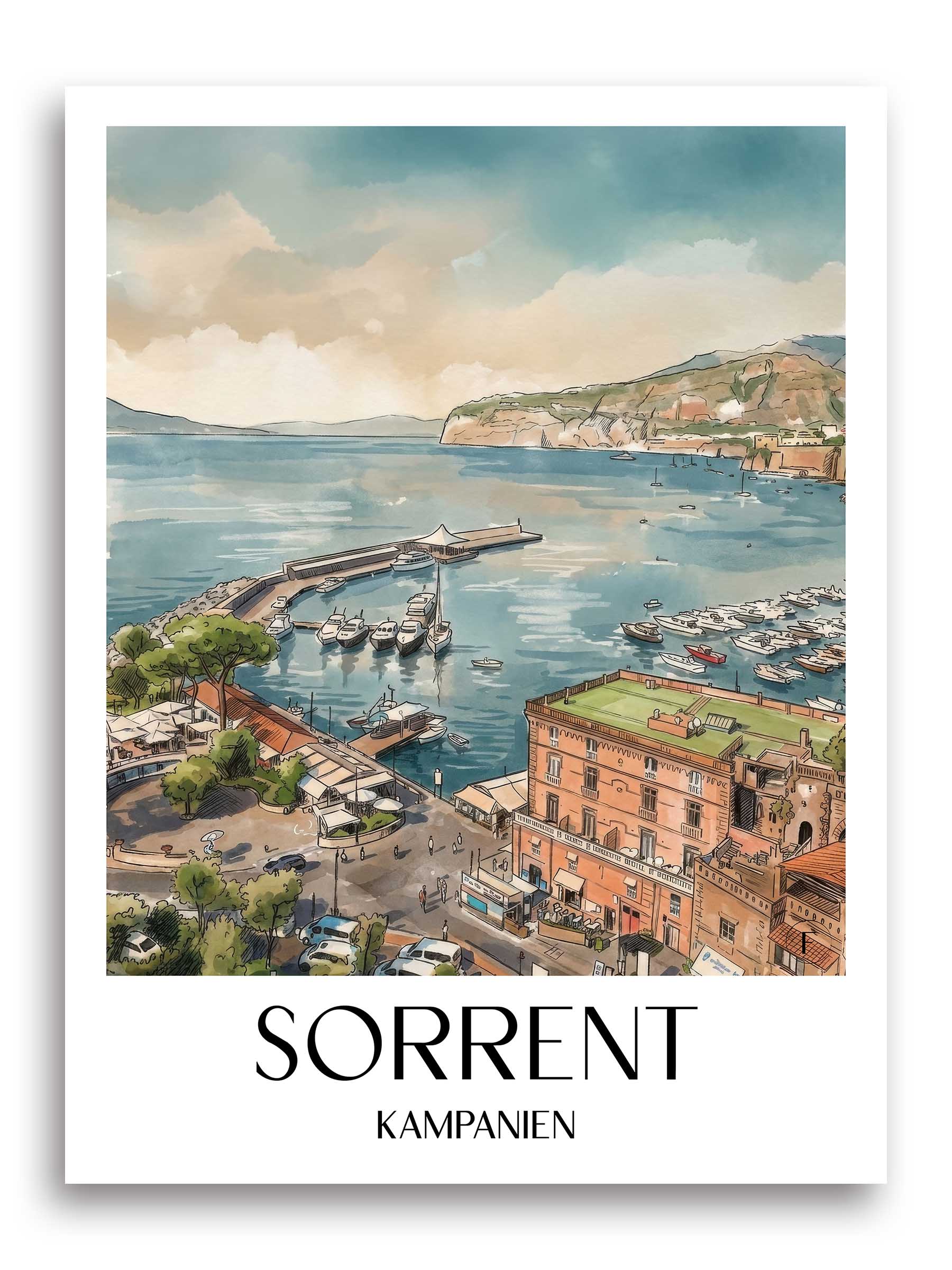sorrent-kampanien-italien-poster-aquarell