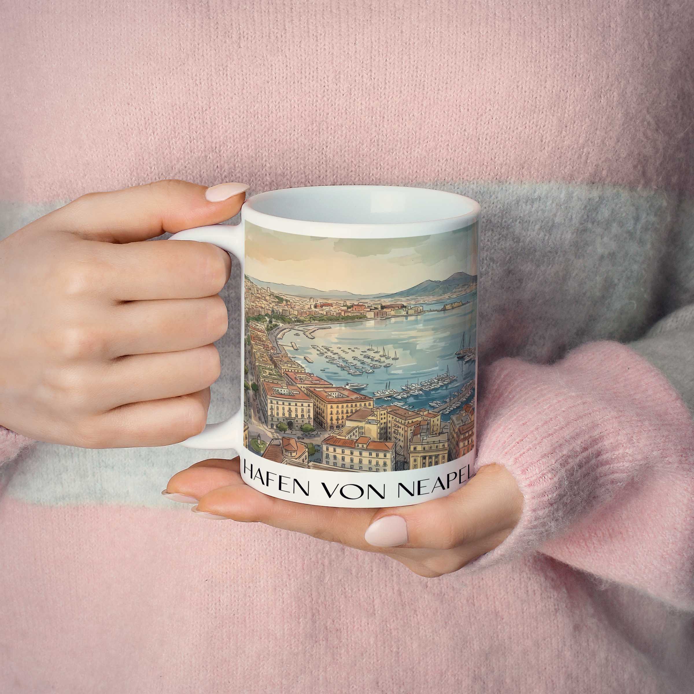 hafen-neapel-italien-kaffeebecher-aquarell