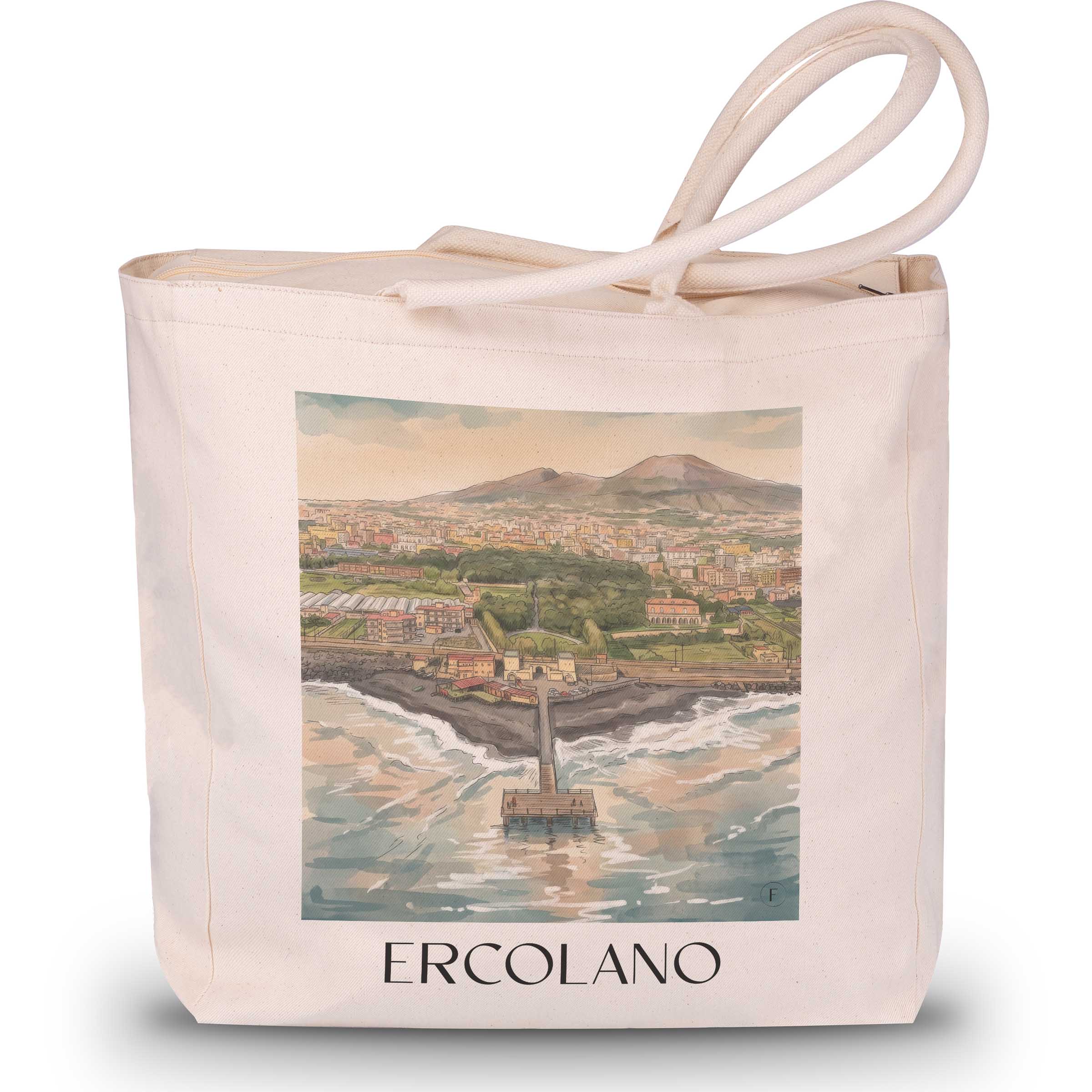 ercolano-neapel-italien-einkaufstasche-aquarell