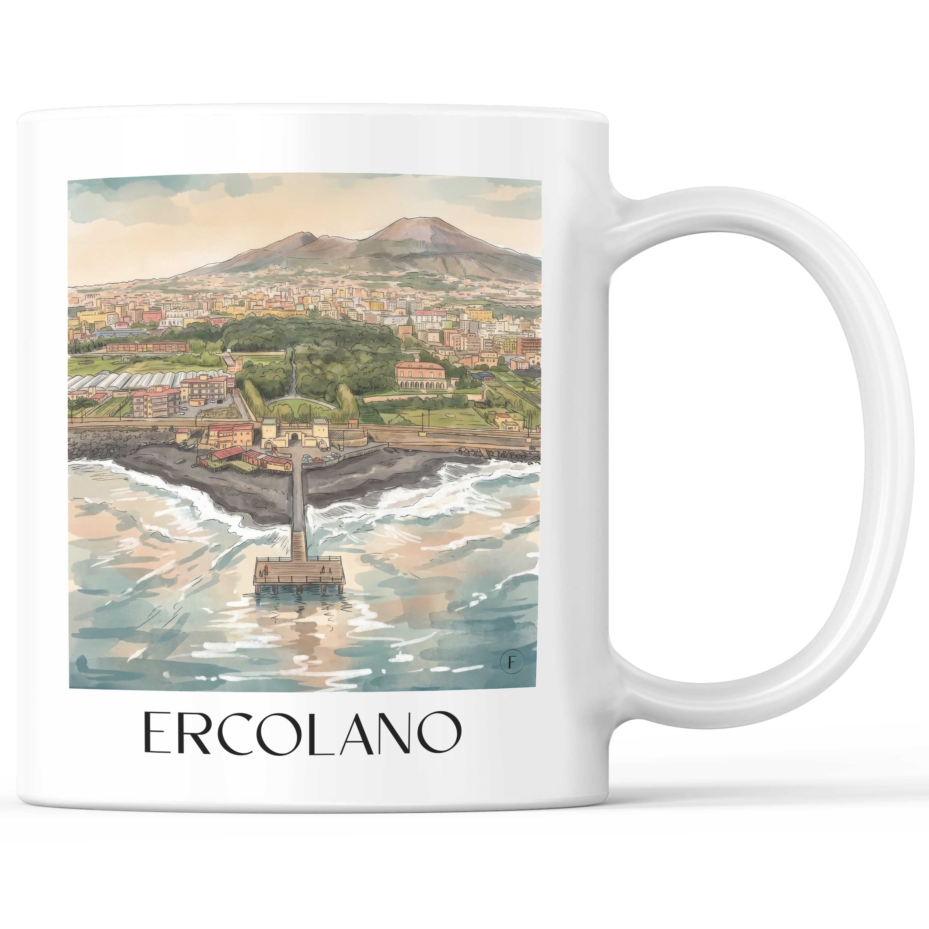 ercolano-neapel-italien-kaffeebecher-aquarell